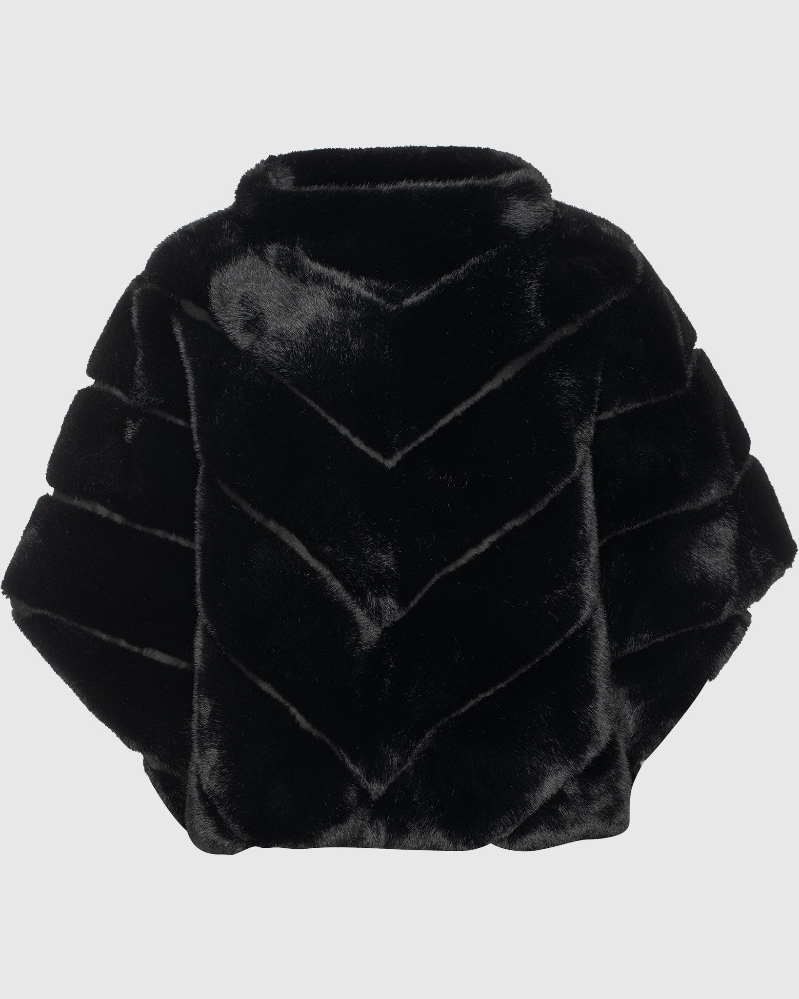 FUR-FREE MINK (FAUX FUR) CAPE