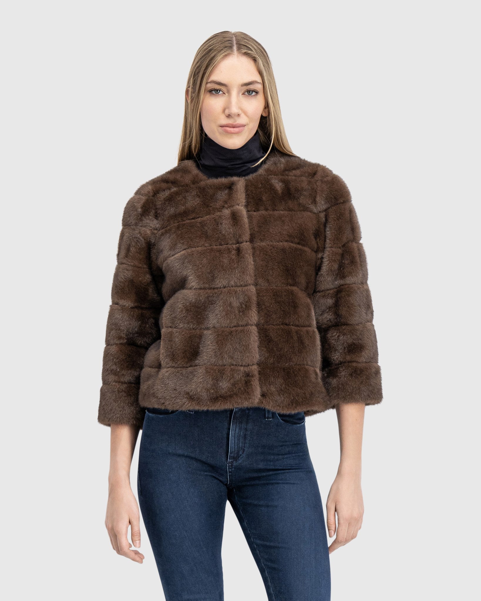 FUR-FREE MINK (FAUX FUR) JACKET