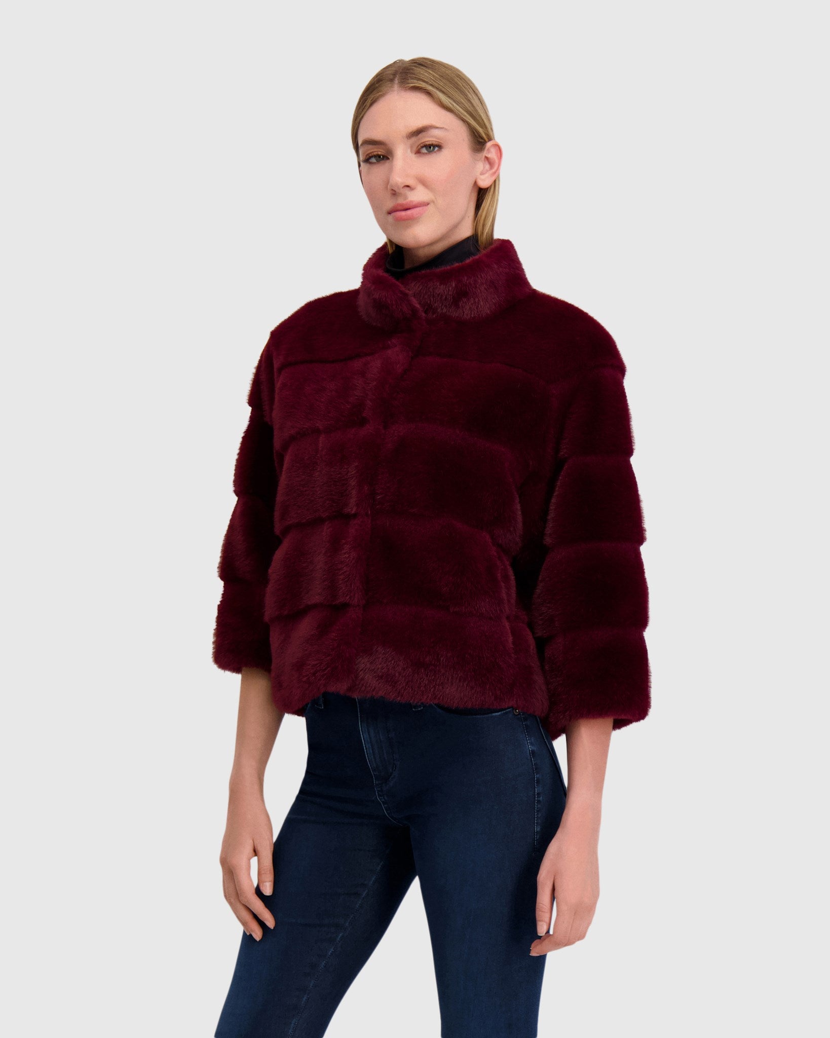 FUR-FREE MINK (FAUX FUR) JACKET