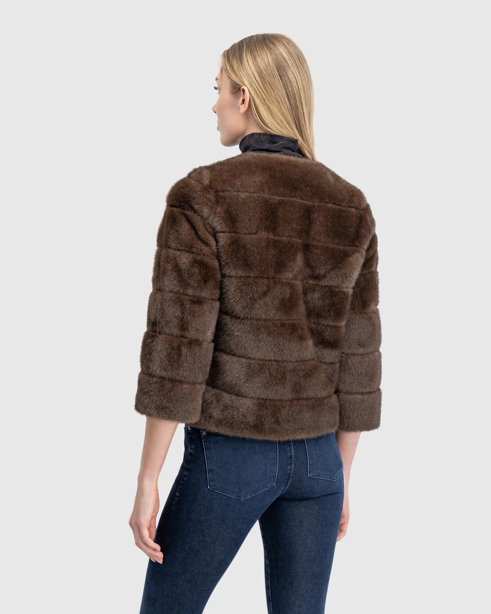 FUR-FREE MINK (FAUX FUR) JACKET