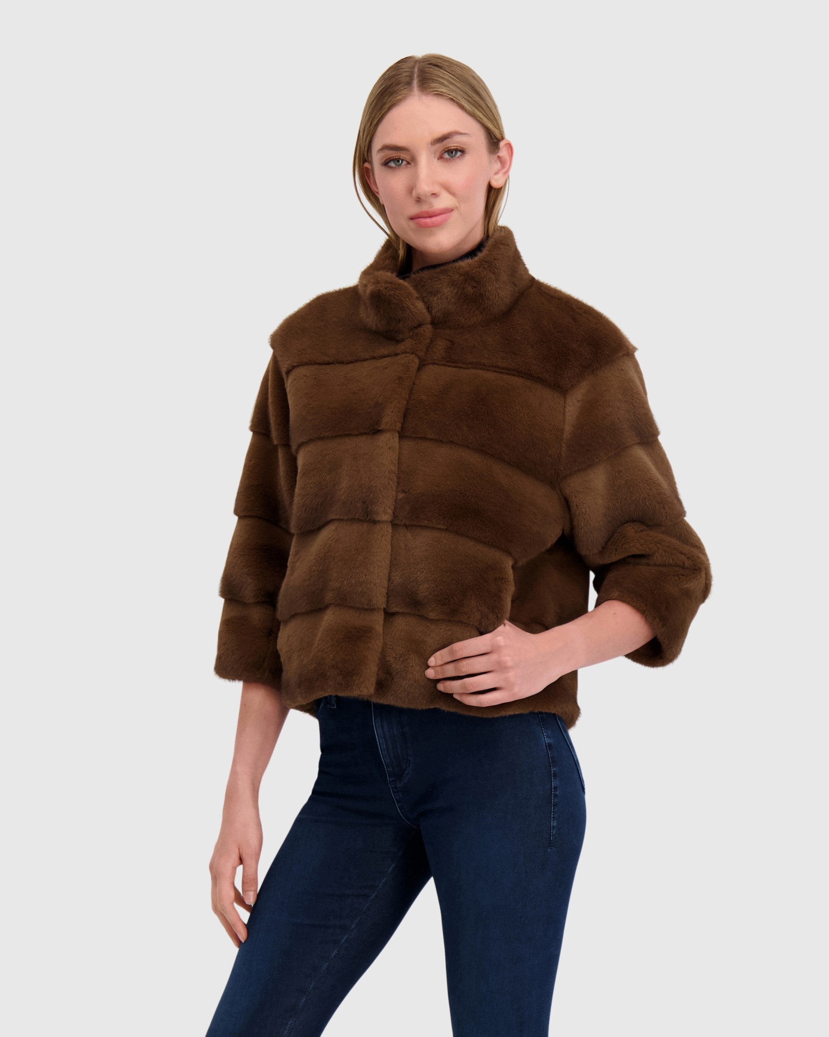 FUR-FREE MINK (FAUX FUR) JACKET