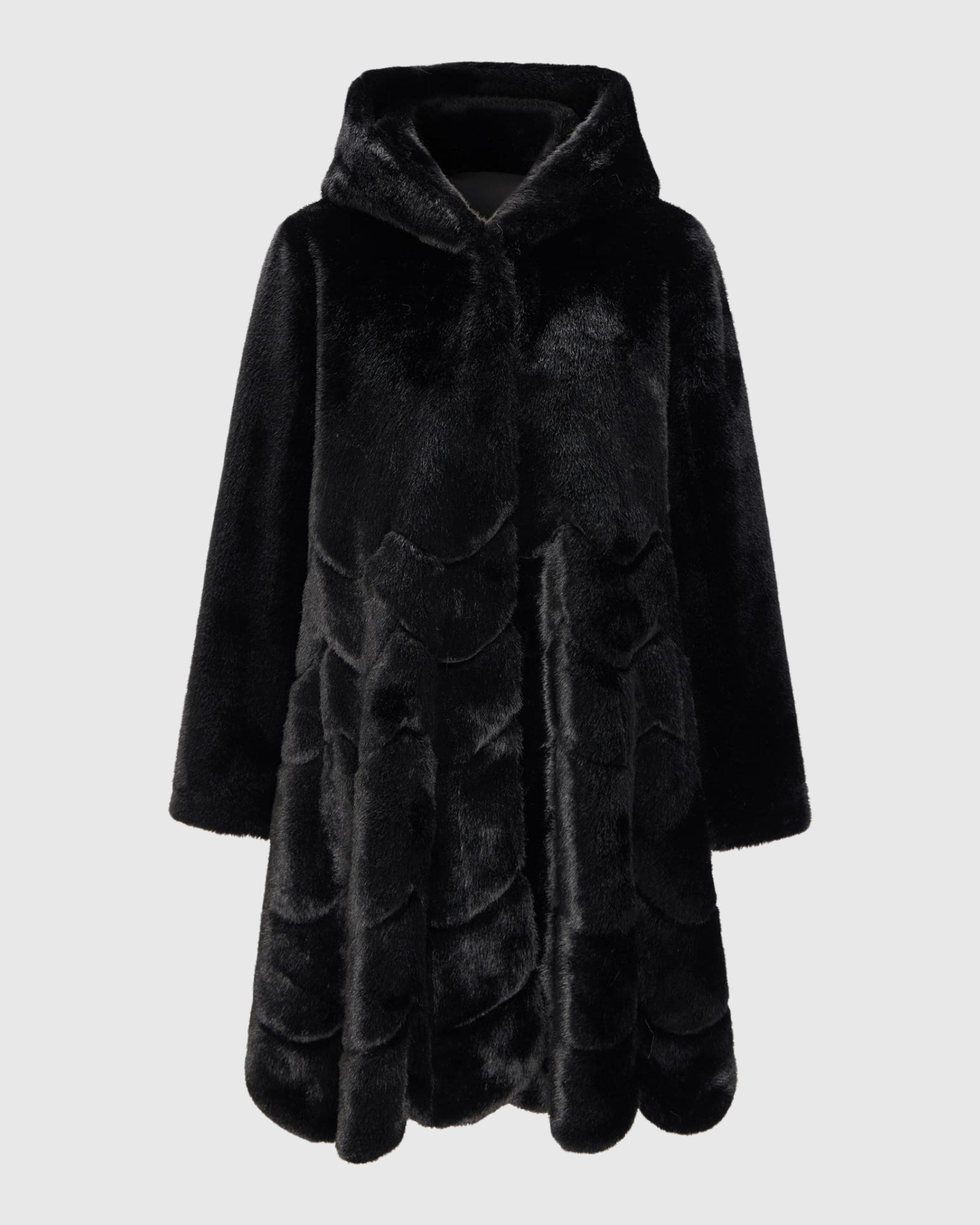 FUR-FREE MINK (FAUX FUR) REVERSIBLE PARKA