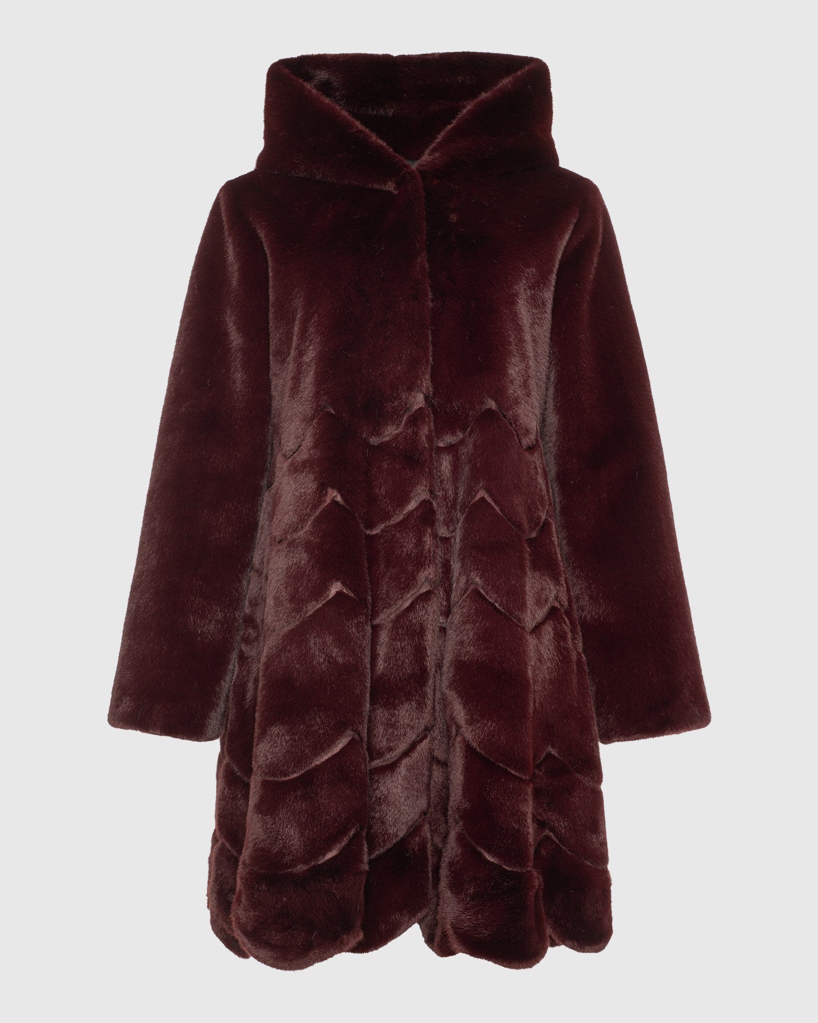 FUR-FREE MINK (FAUX FUR) REVERSIBLE PARKA