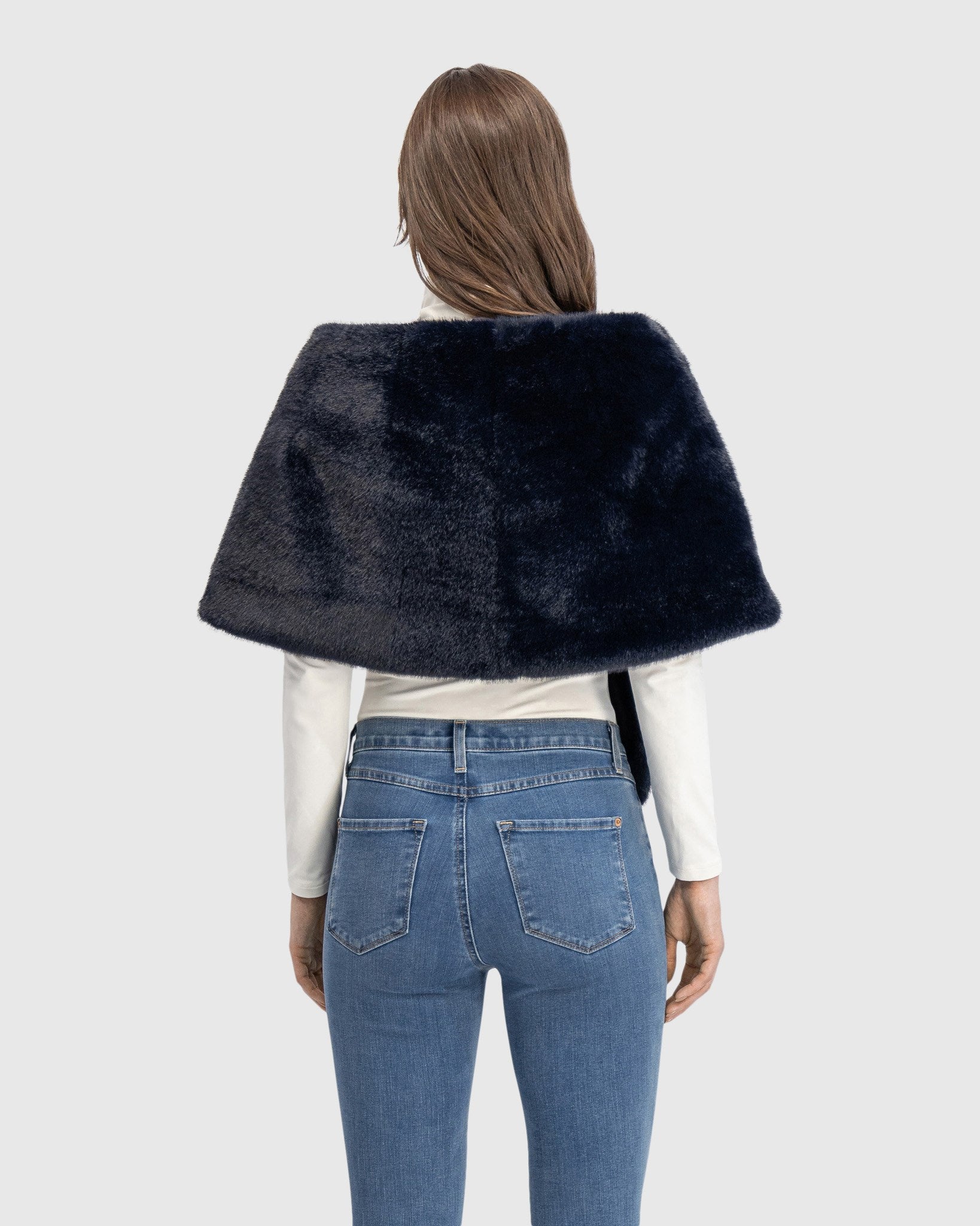 FUR-FREE MINK (FAUX FUR) STOLE