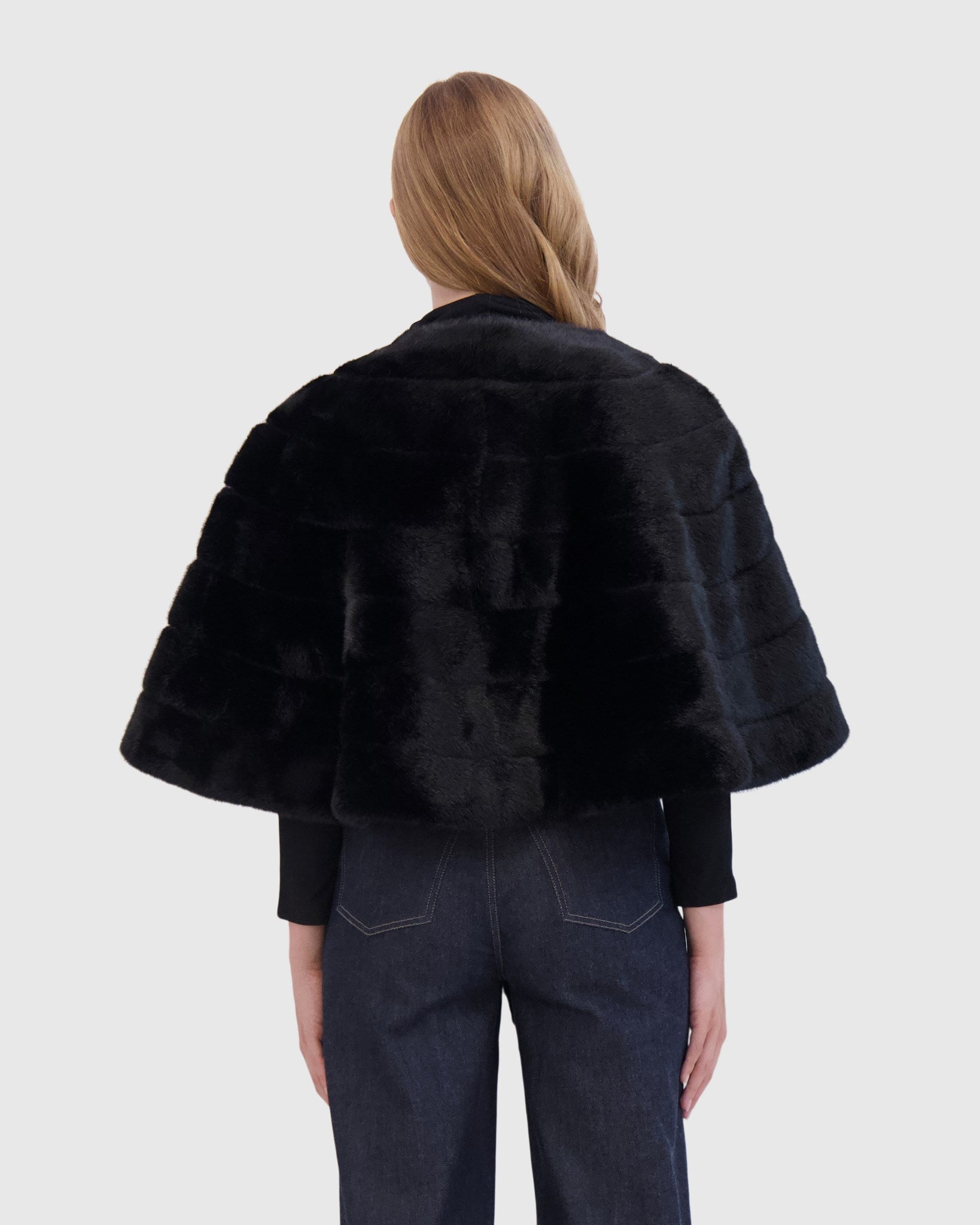 FUR-FREE MINK (FAUX FUR) STOLE