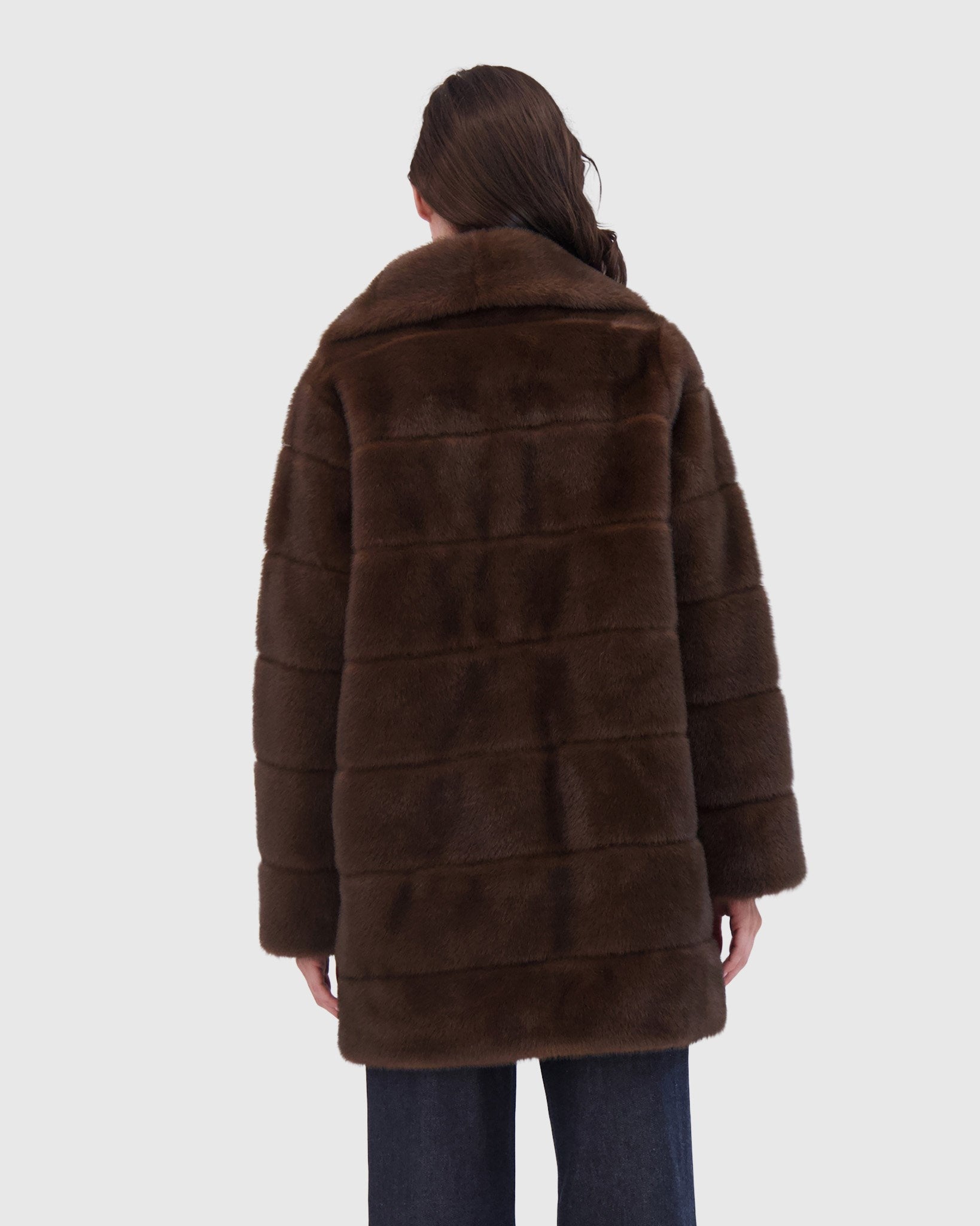 FUR-FREE MINK (FAUX FUR) STROLLER