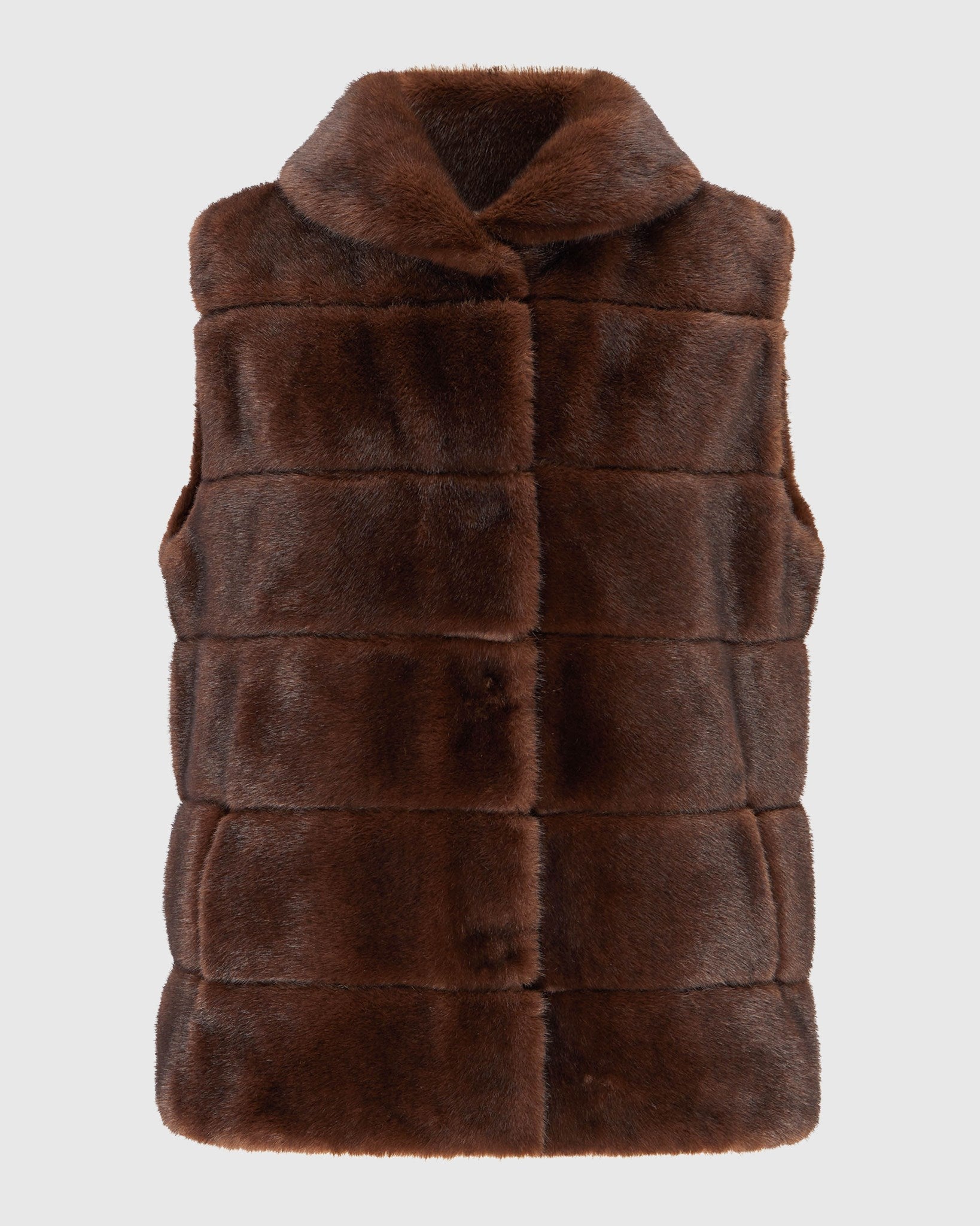 FUR-FREE MINK (FAUX FUR) VEST