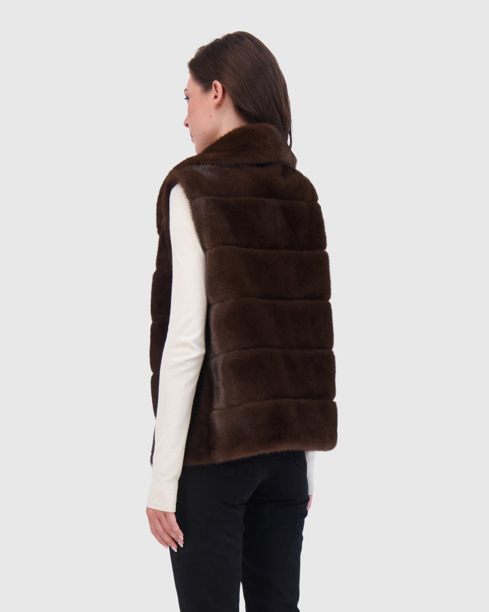 FUR-FREE MINK (FAUX FUR) VEST