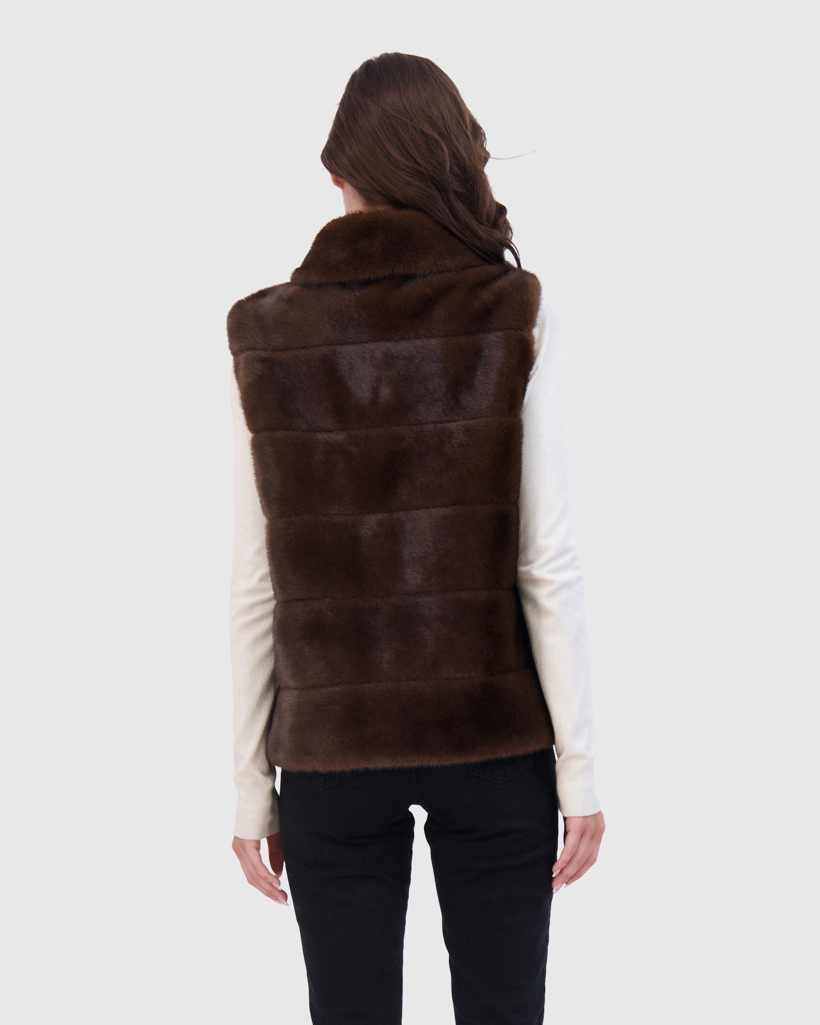 FUR-FREE MINK (FAUX FUR) VEST