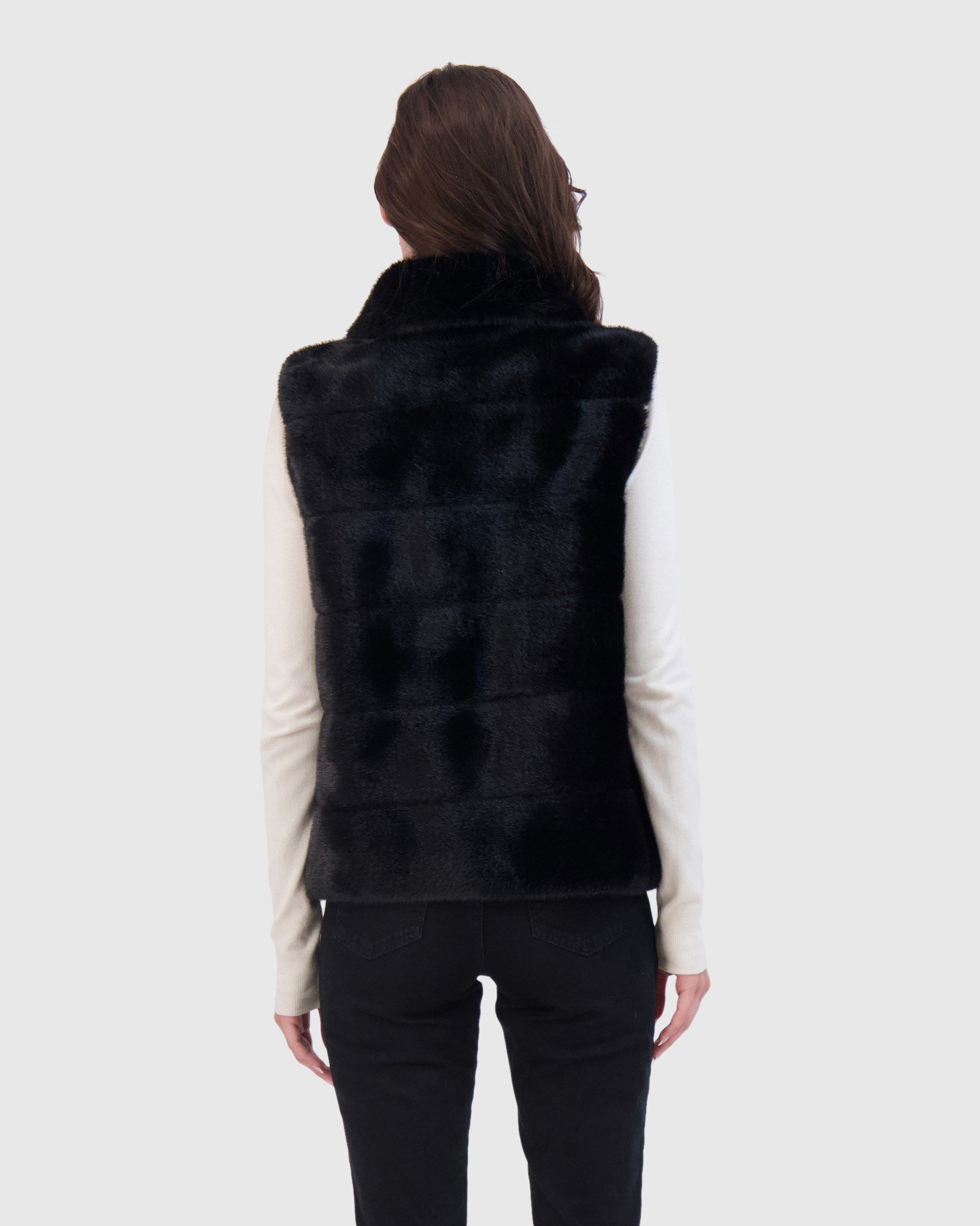 FUR-FREE MINK (FAUX FUR) VEST