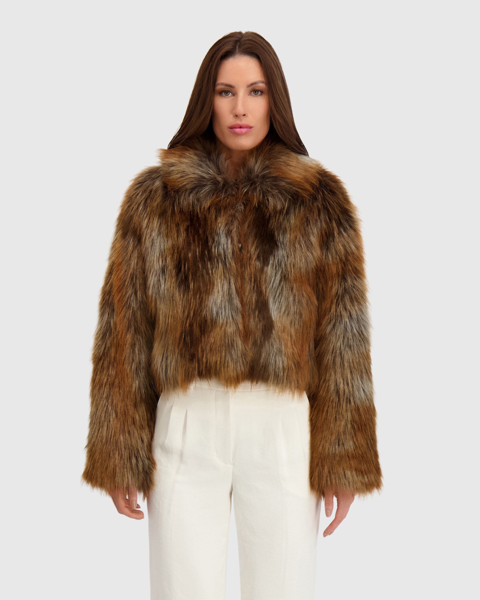 FUR-FREE RED FOX (FAUX FUR) JACKET