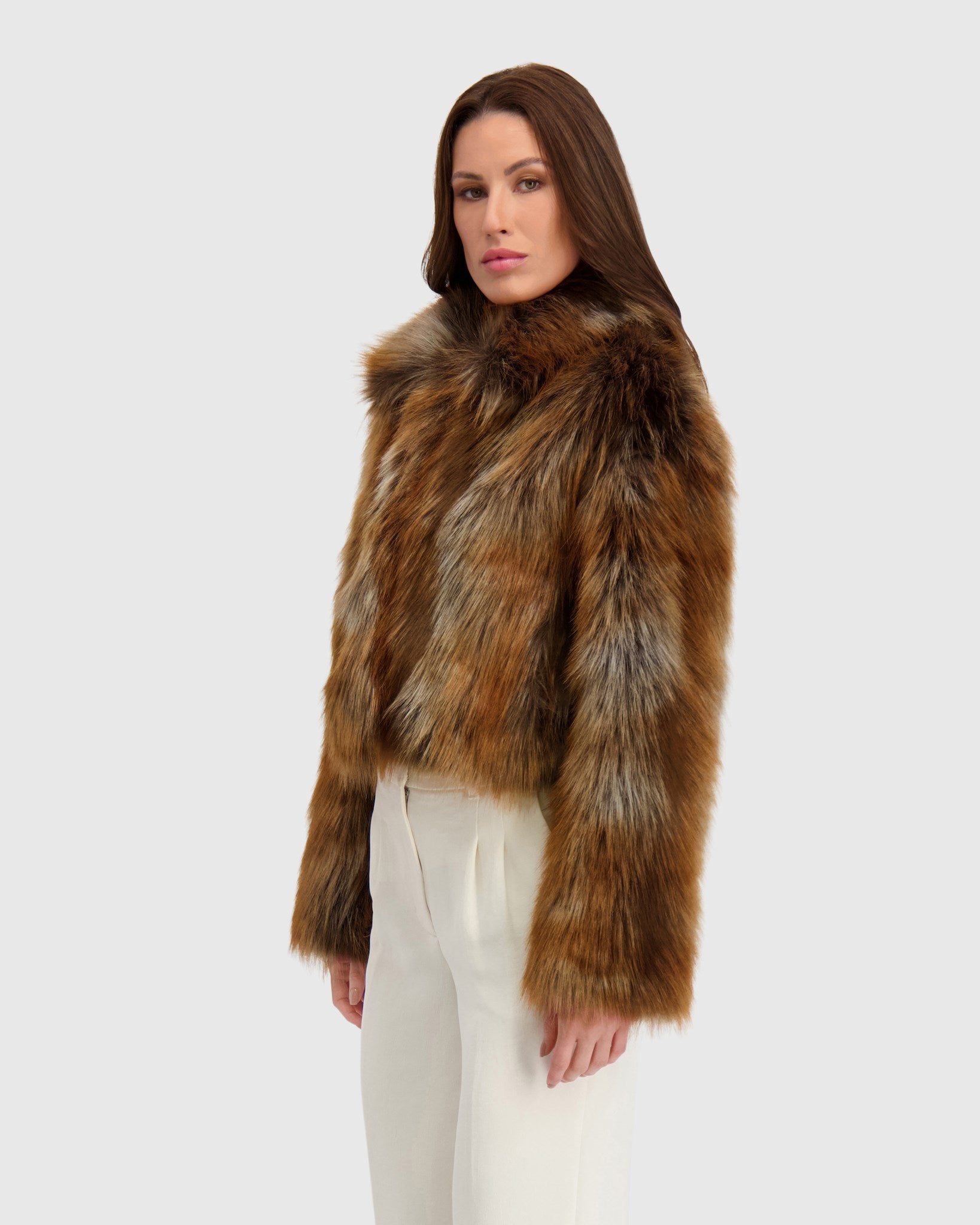 FUR-FREE RED FOX (FAUX FUR) JACKET