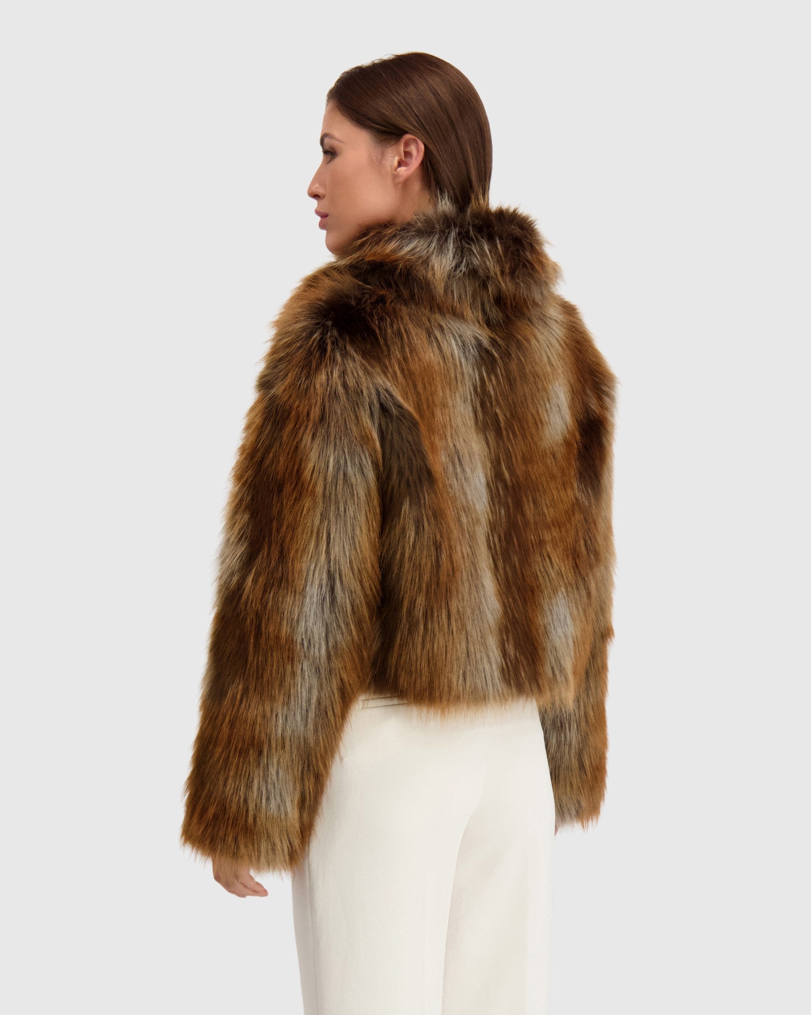 FUR-FREE RED FOX (FAUX FUR) JACKET