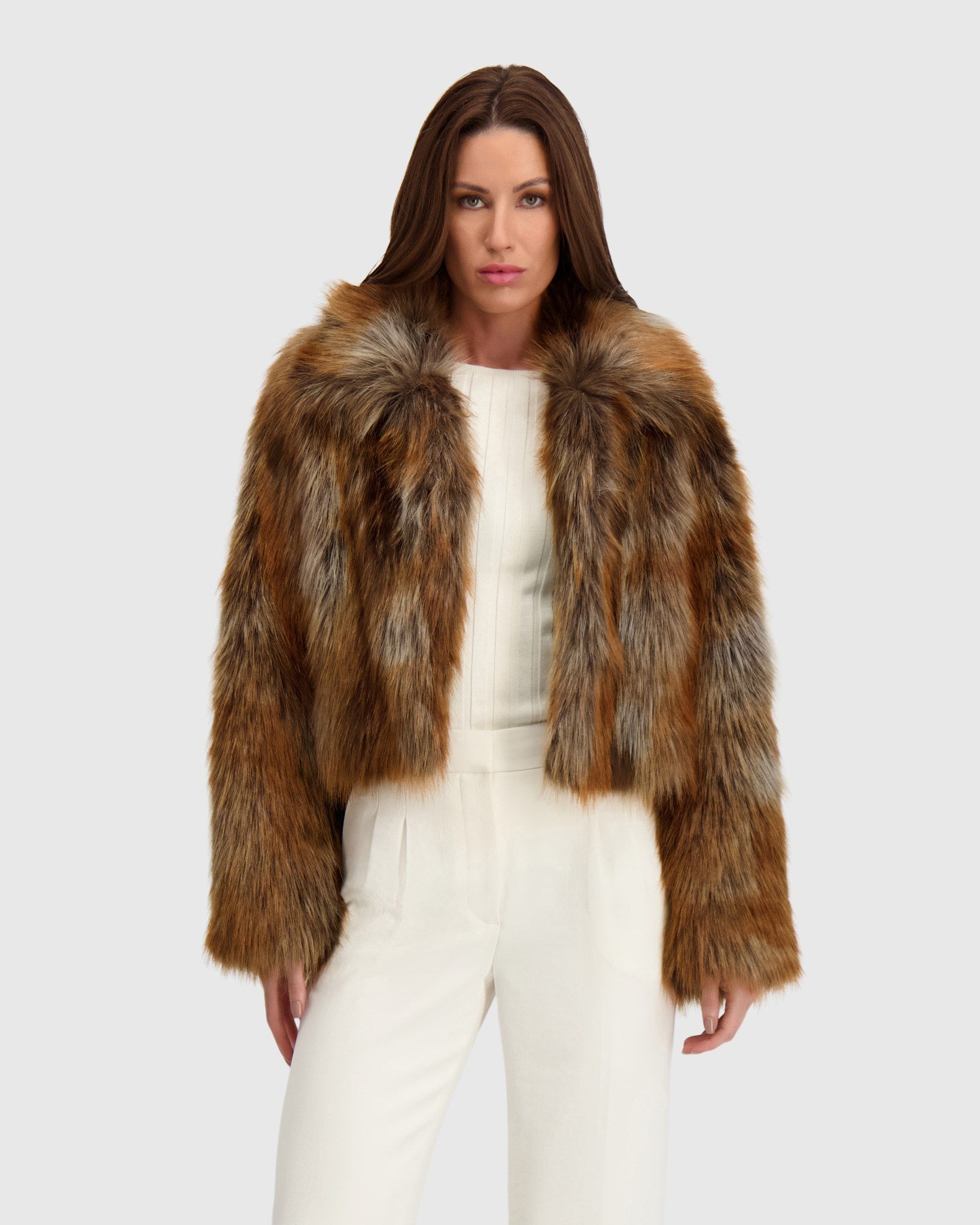 FUR-FREE RED FOX (FAUX FUR) JACKET