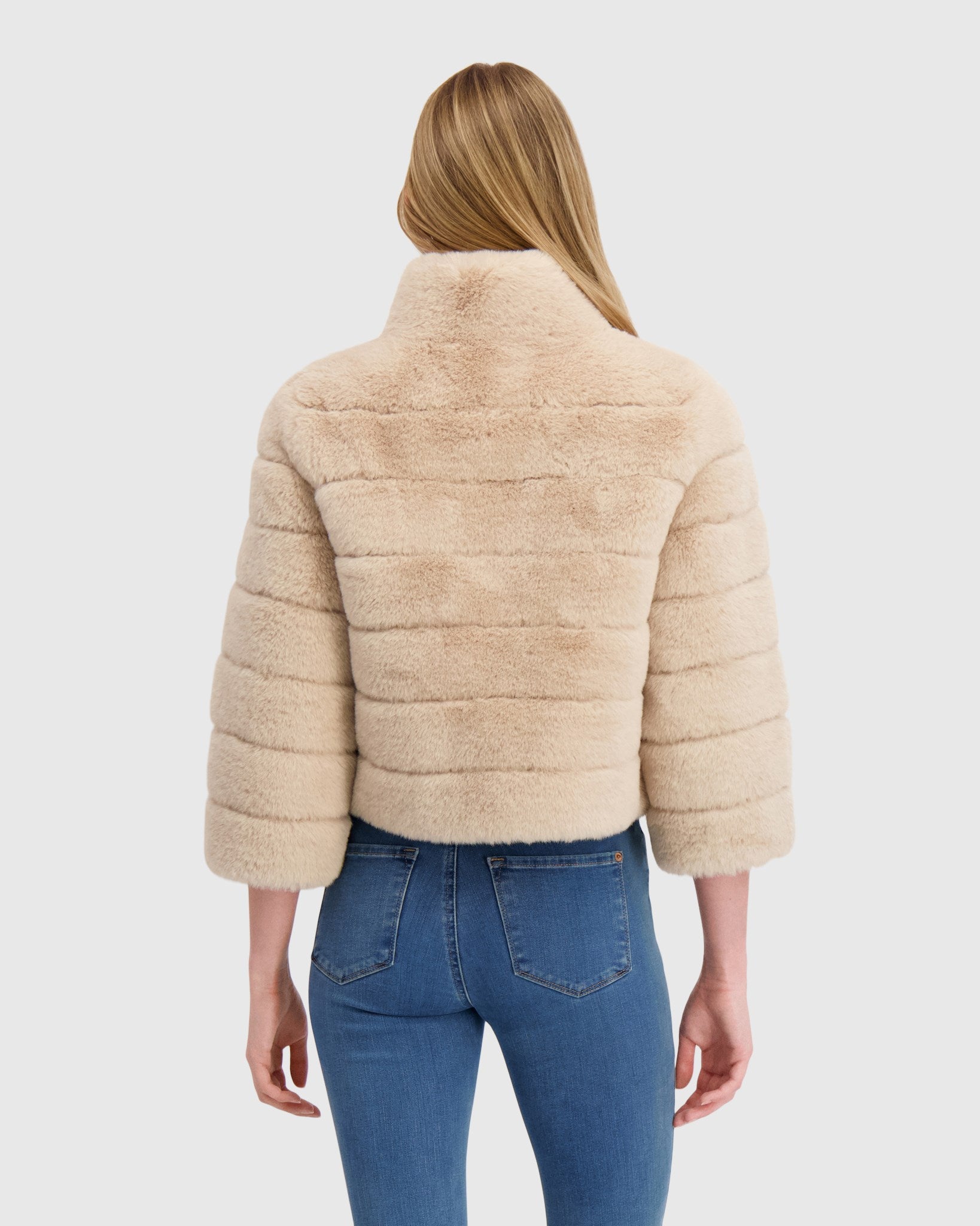 FUR-FREE REX RABBIT (FAUX FUR) JACKET