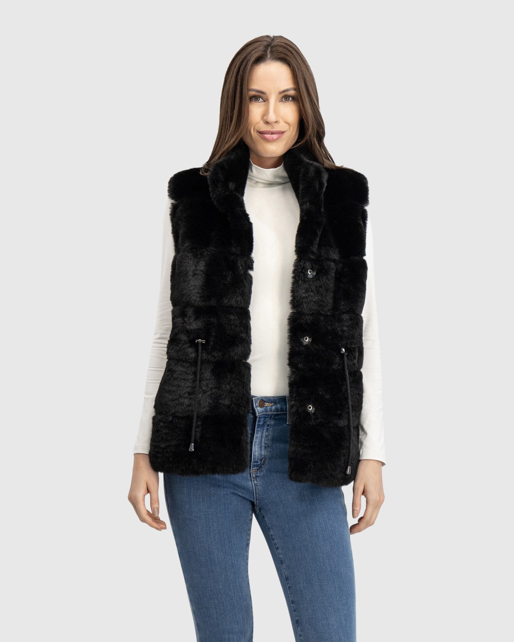FUR-FREE REX RABBIT (FAUX FUR) VEST