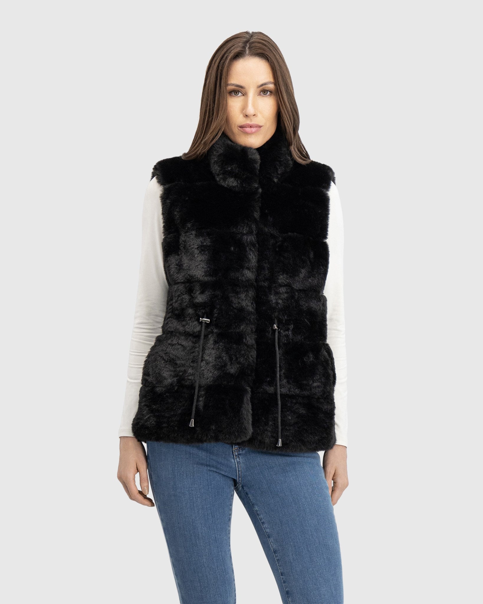 FUR-FREE REX RABBIT (FAUX FUR) VEST
