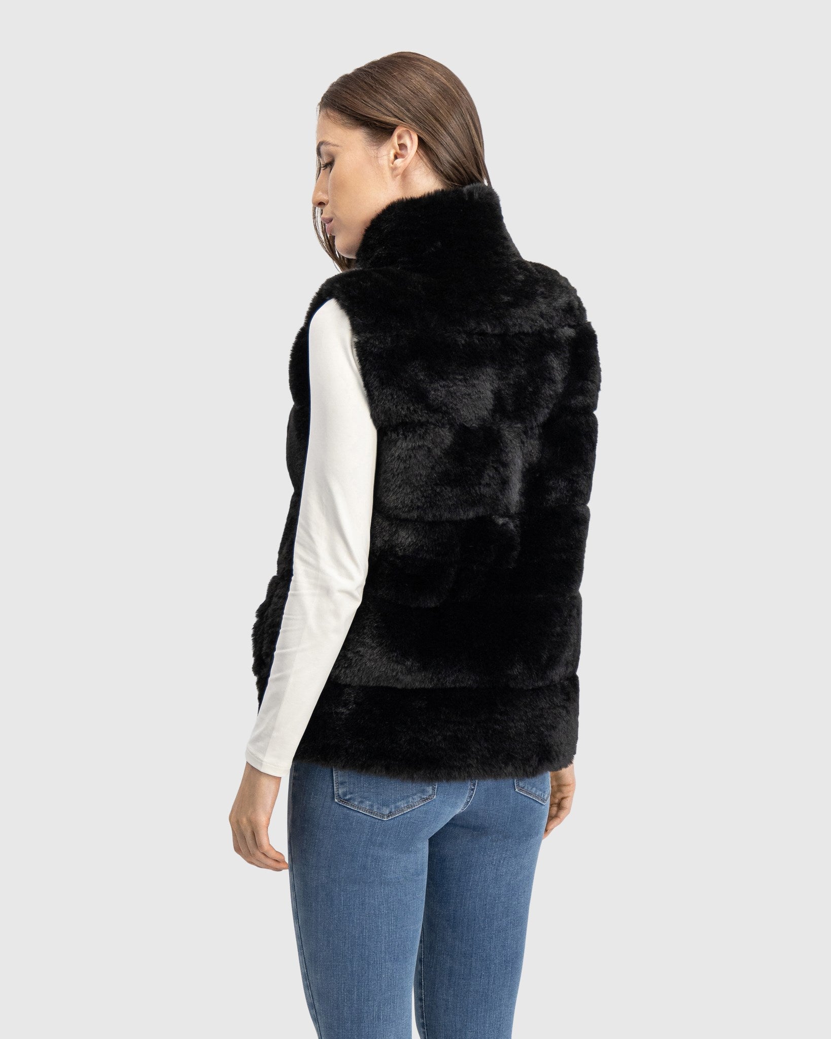 FUR-FREE REX RABBIT (FAUX FUR) VEST