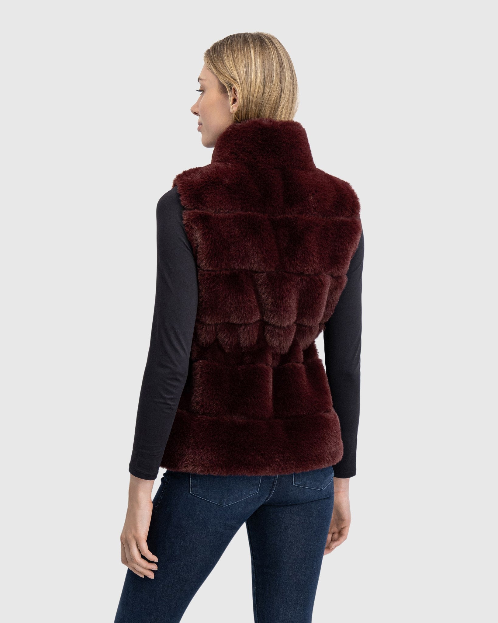FUR-FREE REX RABBIT (FAUX FUR) VEST