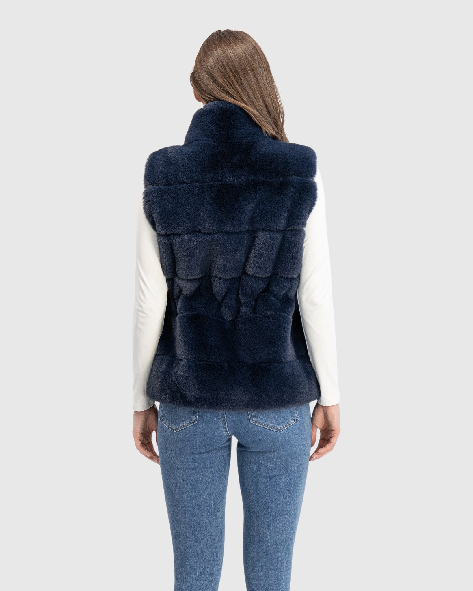 FUR-FREE REX RABBIT (FAUX FUR) VEST