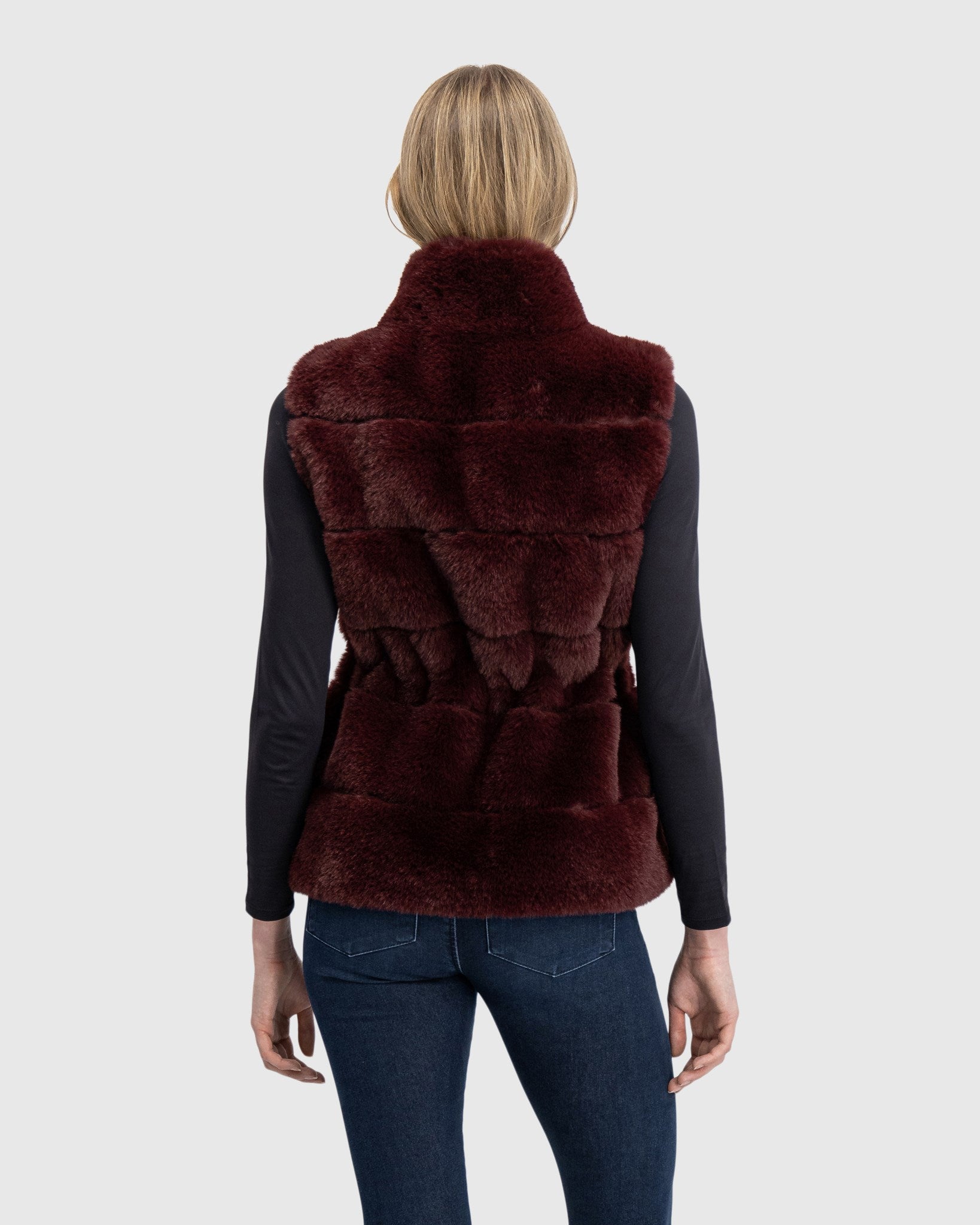 FUR-FREE REX RABBIT (FAUX FUR) VEST
