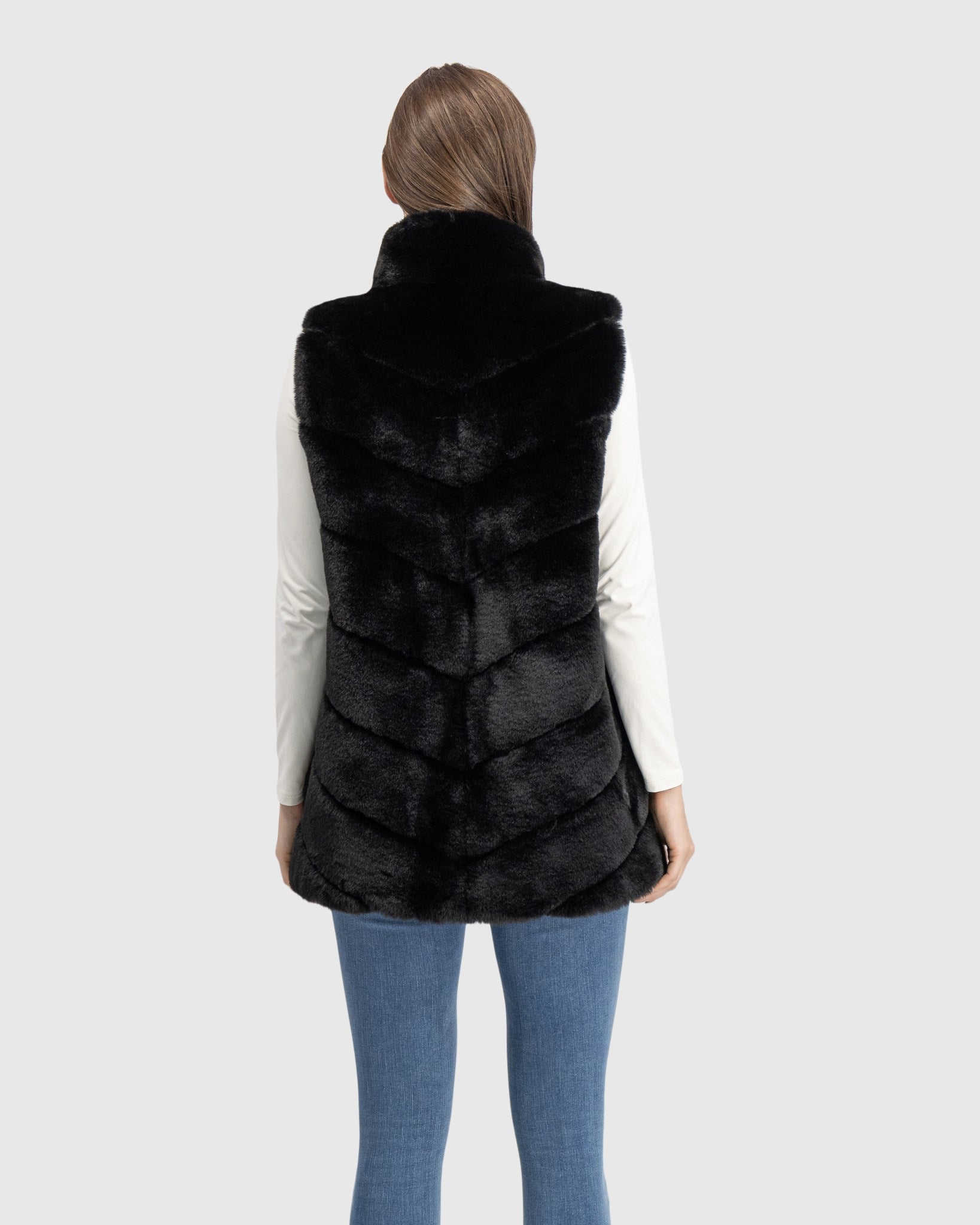 FUR-FREE REX RABBIT (FAUX FUR) VEST