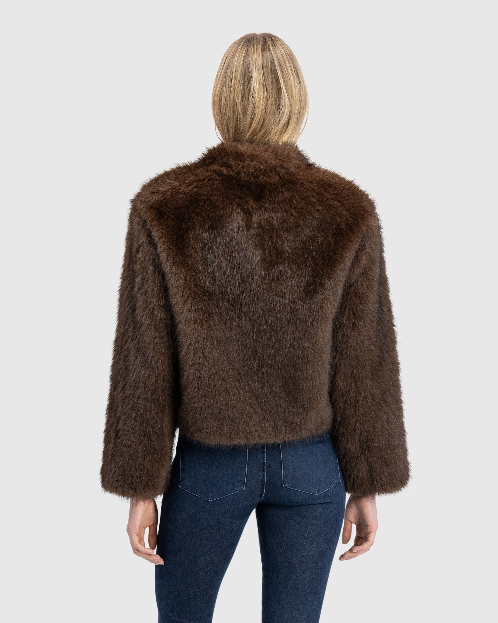 FUR-FREE SABLE (FAUX FUR) JACKET