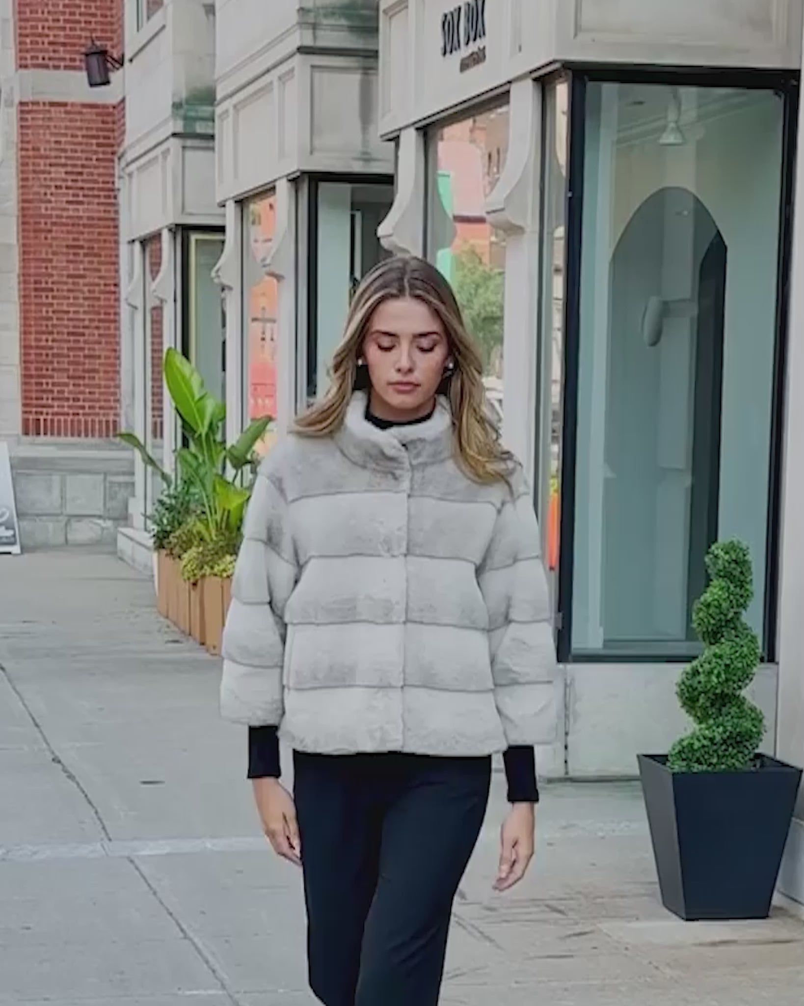 FUR-FREE MINK (FAUX FUR) JACKET