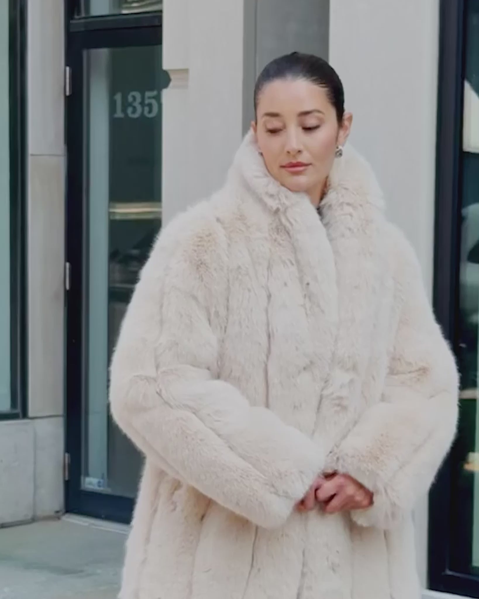 FUR-FREE FOX (FAUX FUR) STROLLER