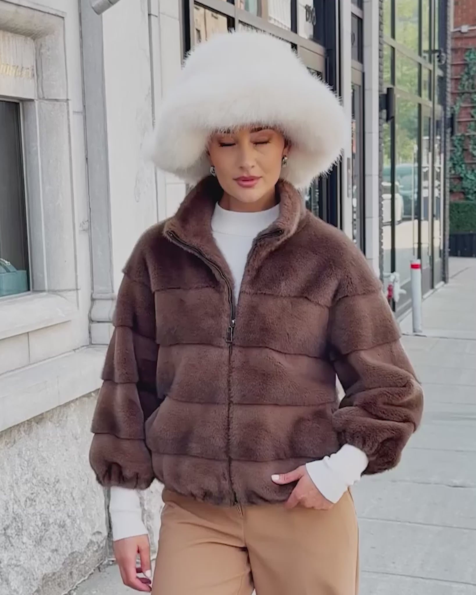 FUR-FREE FOX (FAUX FUR) HAT