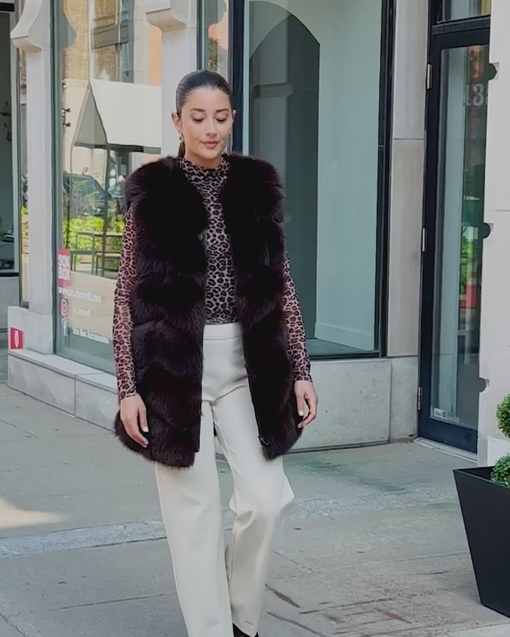 FUR-FREE FOX (FAUX FUR) VEST