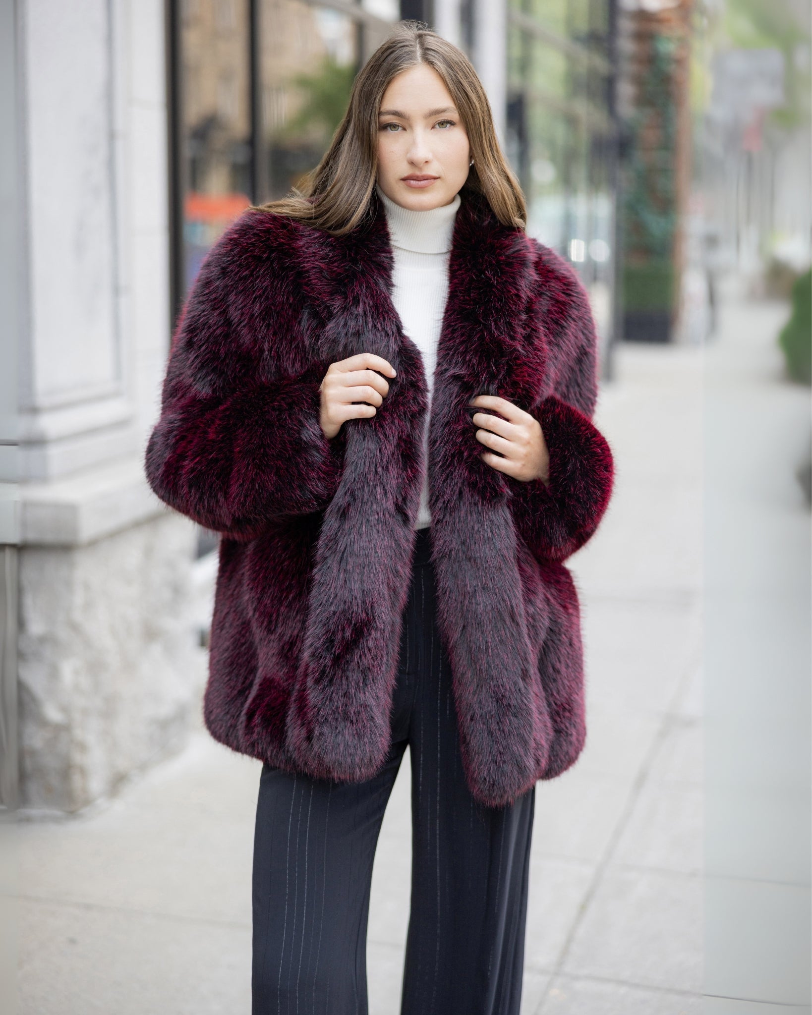 Faux Fox Outerwear