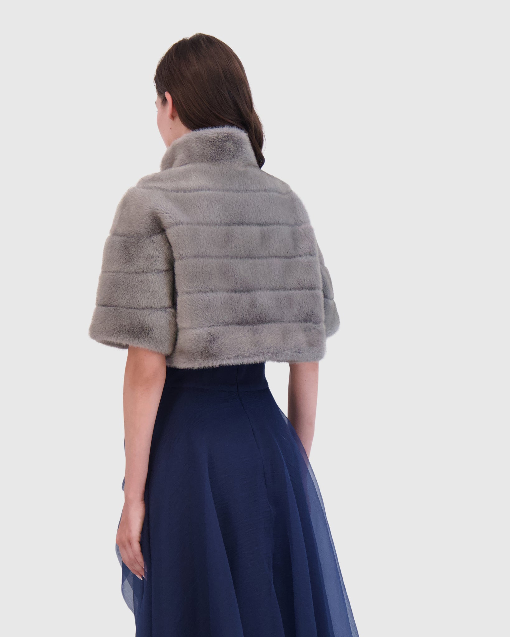 FUR-FREE MINK (FAUX FUR) BOLERO