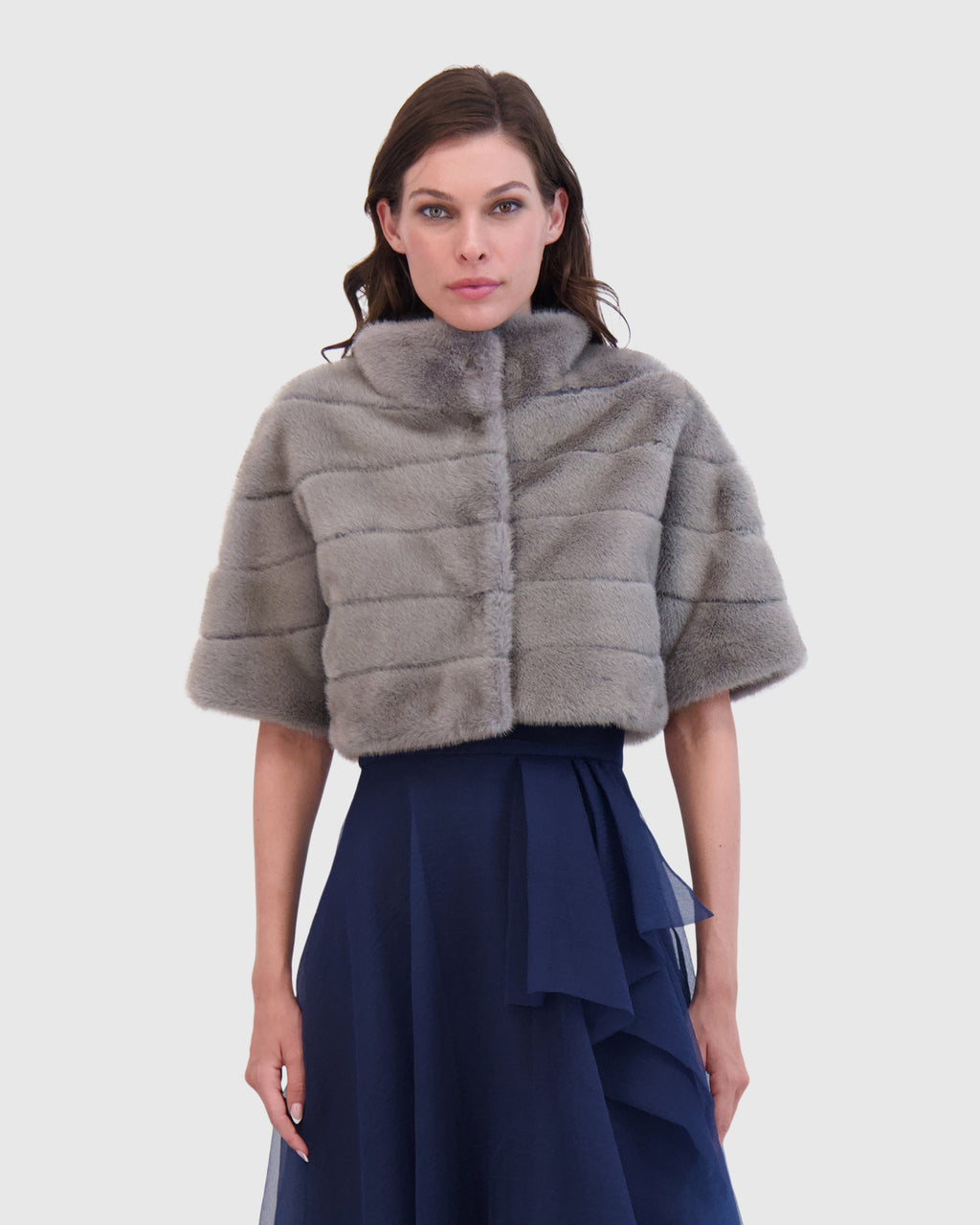 FUR-FREE MINK (FAUX FUR) BOLERO