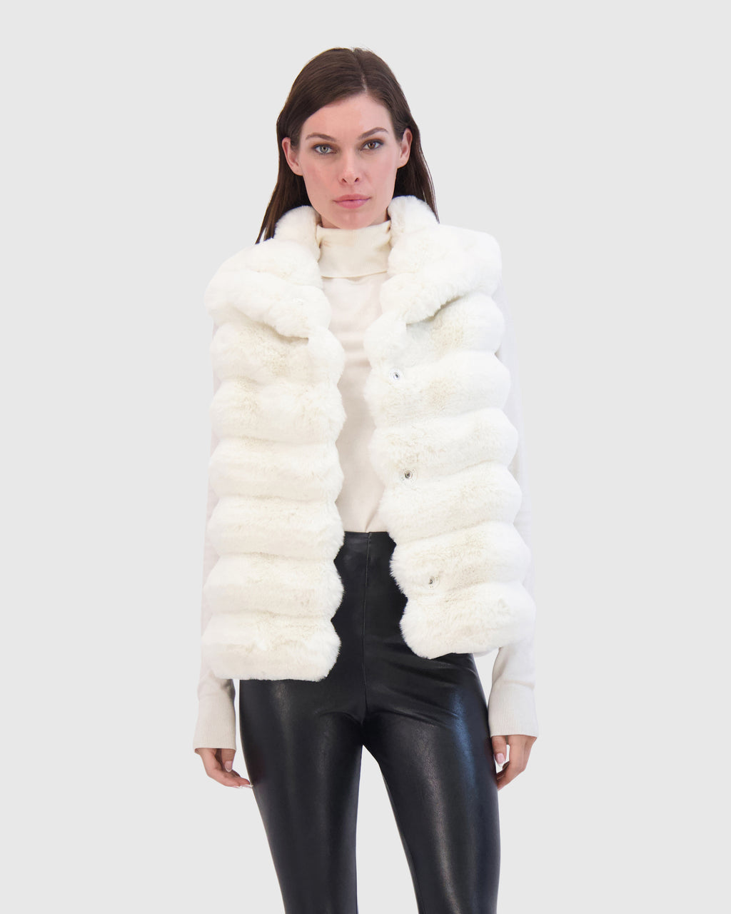 FUR-FREE CHINCHILLA (FAUX FUR) VEST