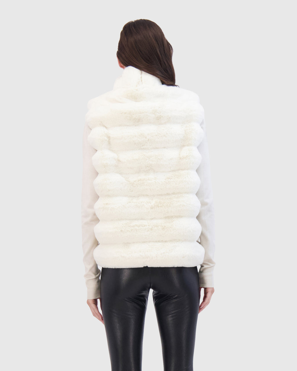 FUR-FREE CHINCHILLA (FAUX FUR) VEST