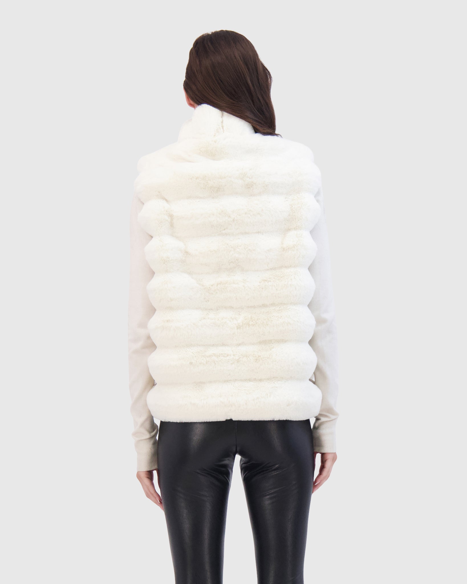 FUR-FREE CHINCHILLA (FAUX FUR) VEST