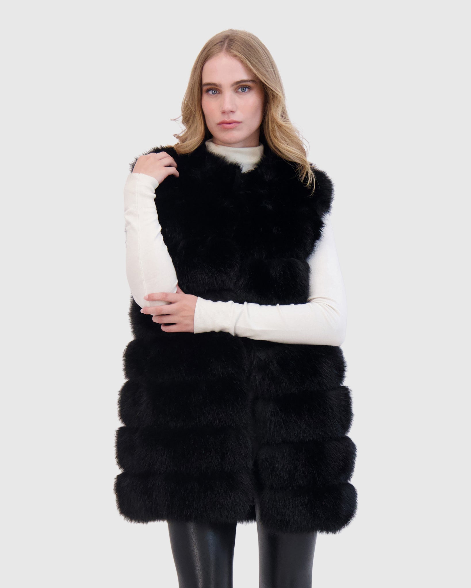 FUR-FREE FOX (FAUX FUR) VEST