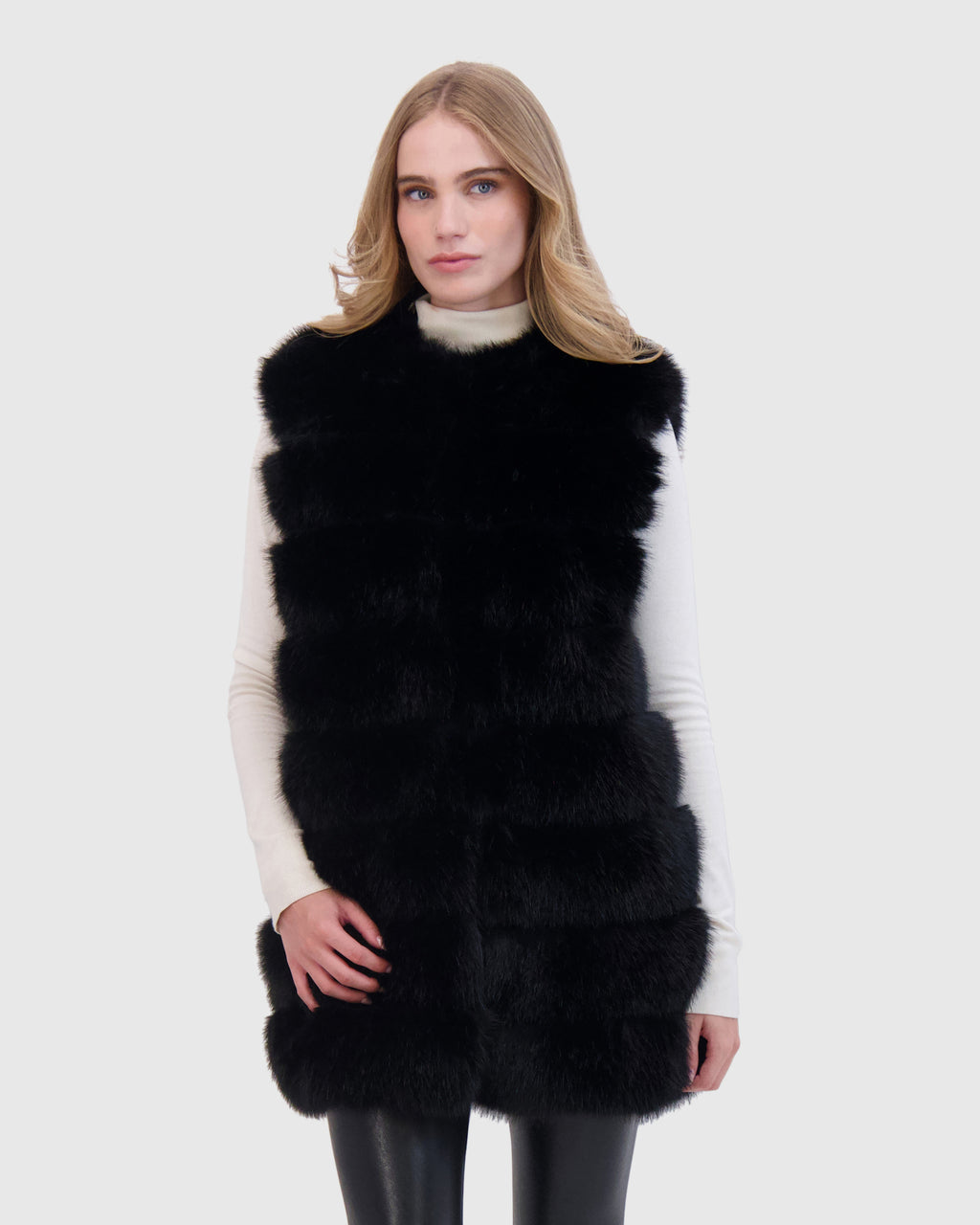 FUR-FREE FOX (FAUX FUR) VEST