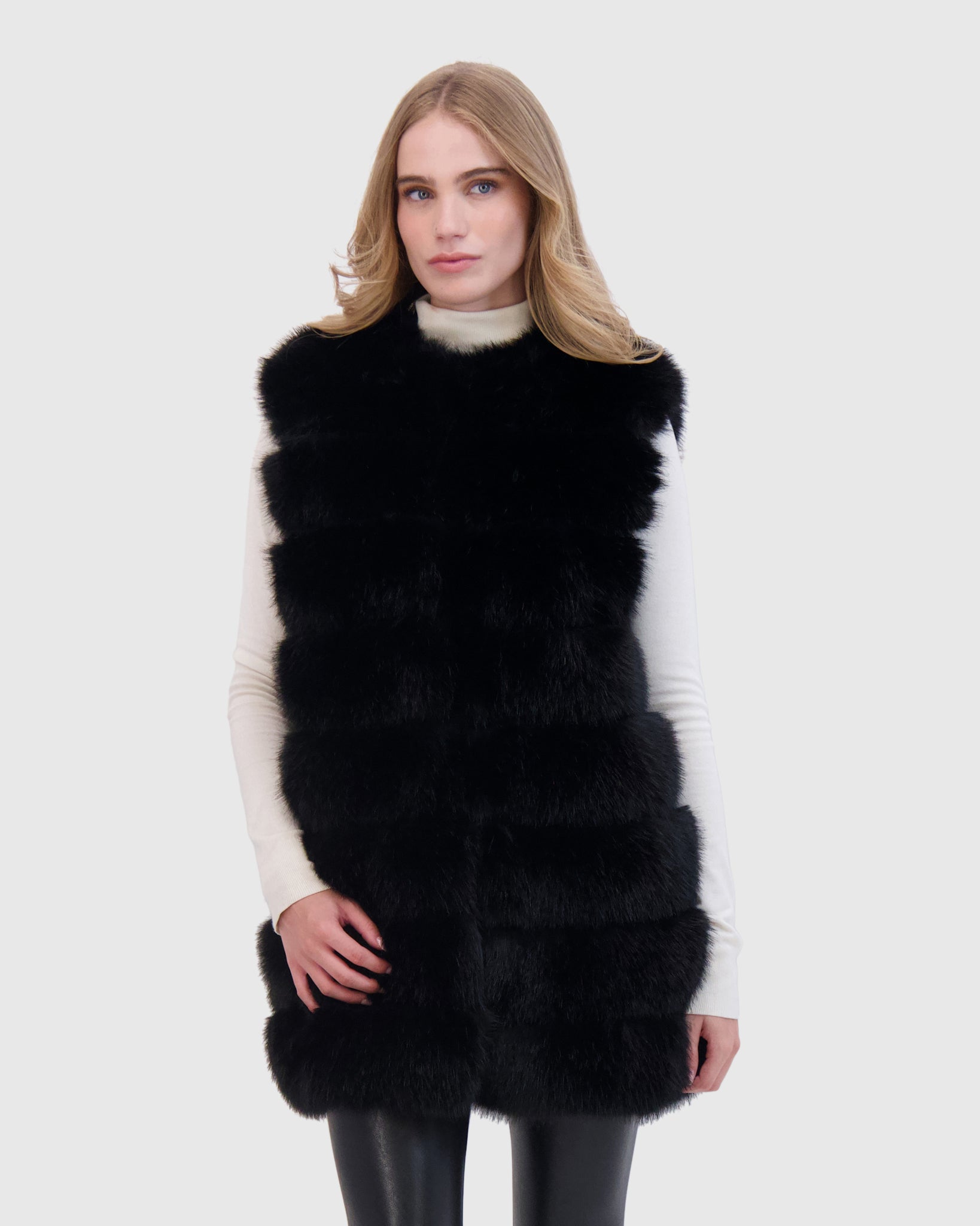 FUR-FREE FOX (FAUX FUR) VEST
