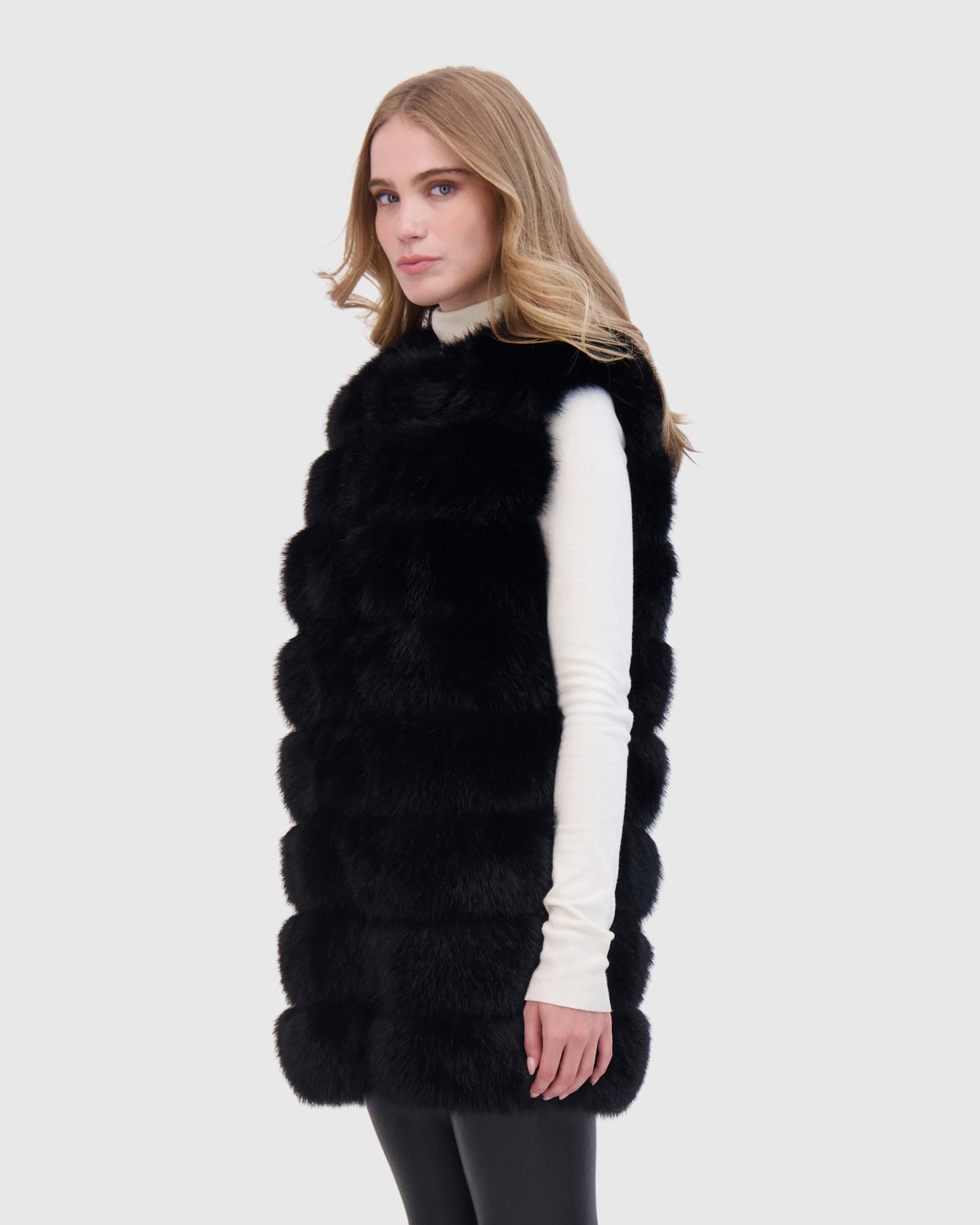 FUR-FREE FOX (FAUX FUR) VEST