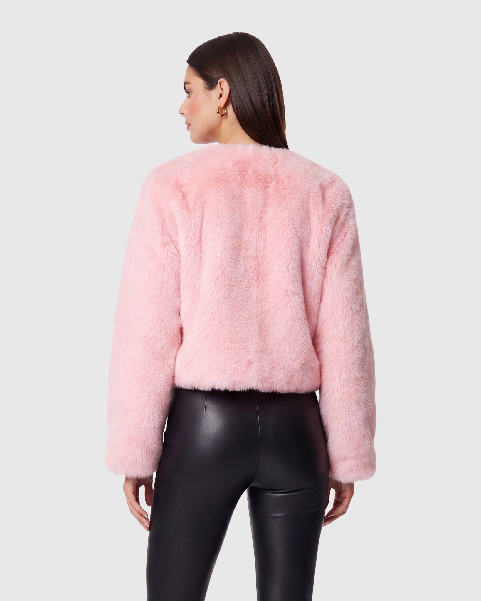 FUR-FREE FOX (FAUX FUR) BOLERO