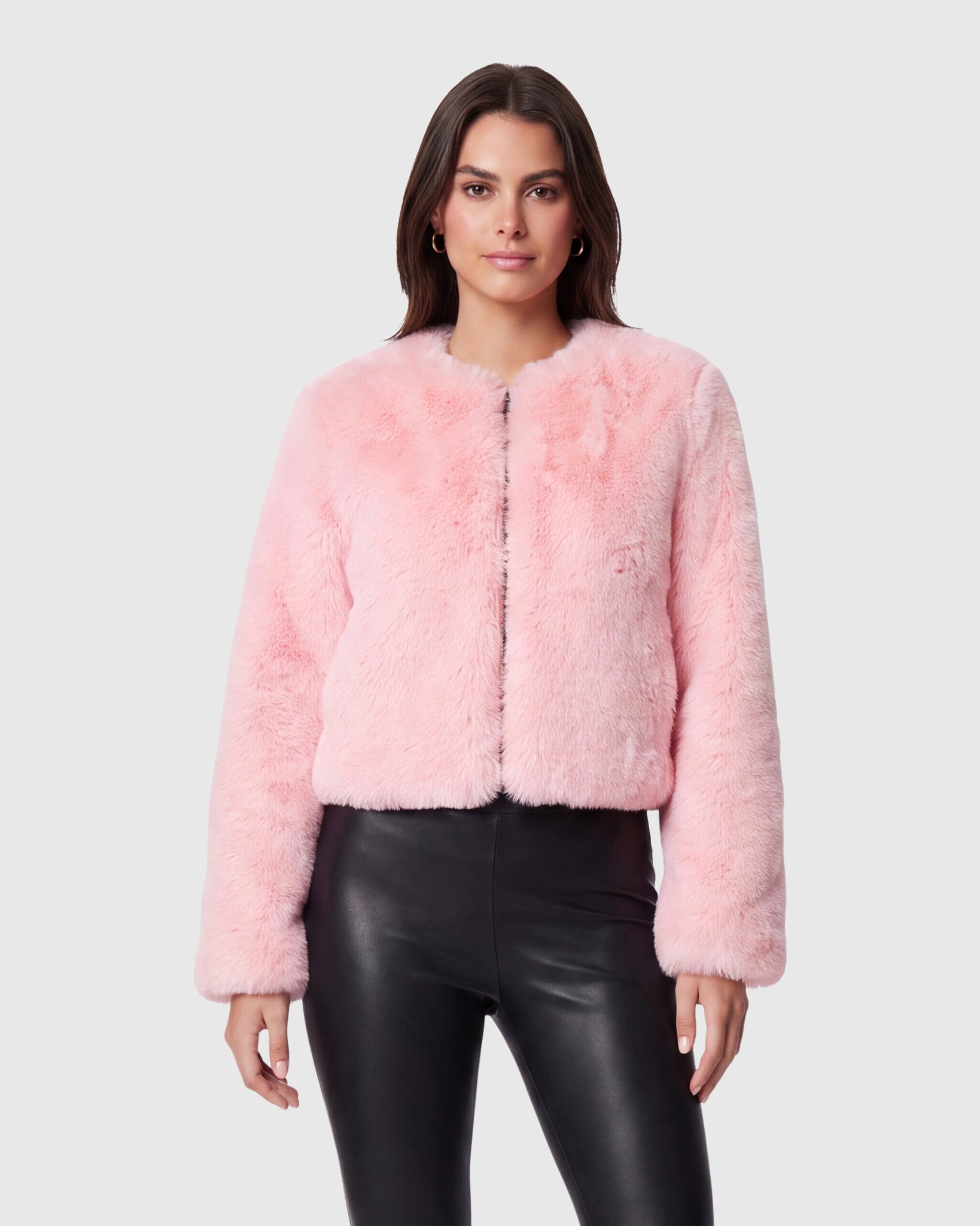 FUR-FREE FOX (FAUX FUR) BOLERO