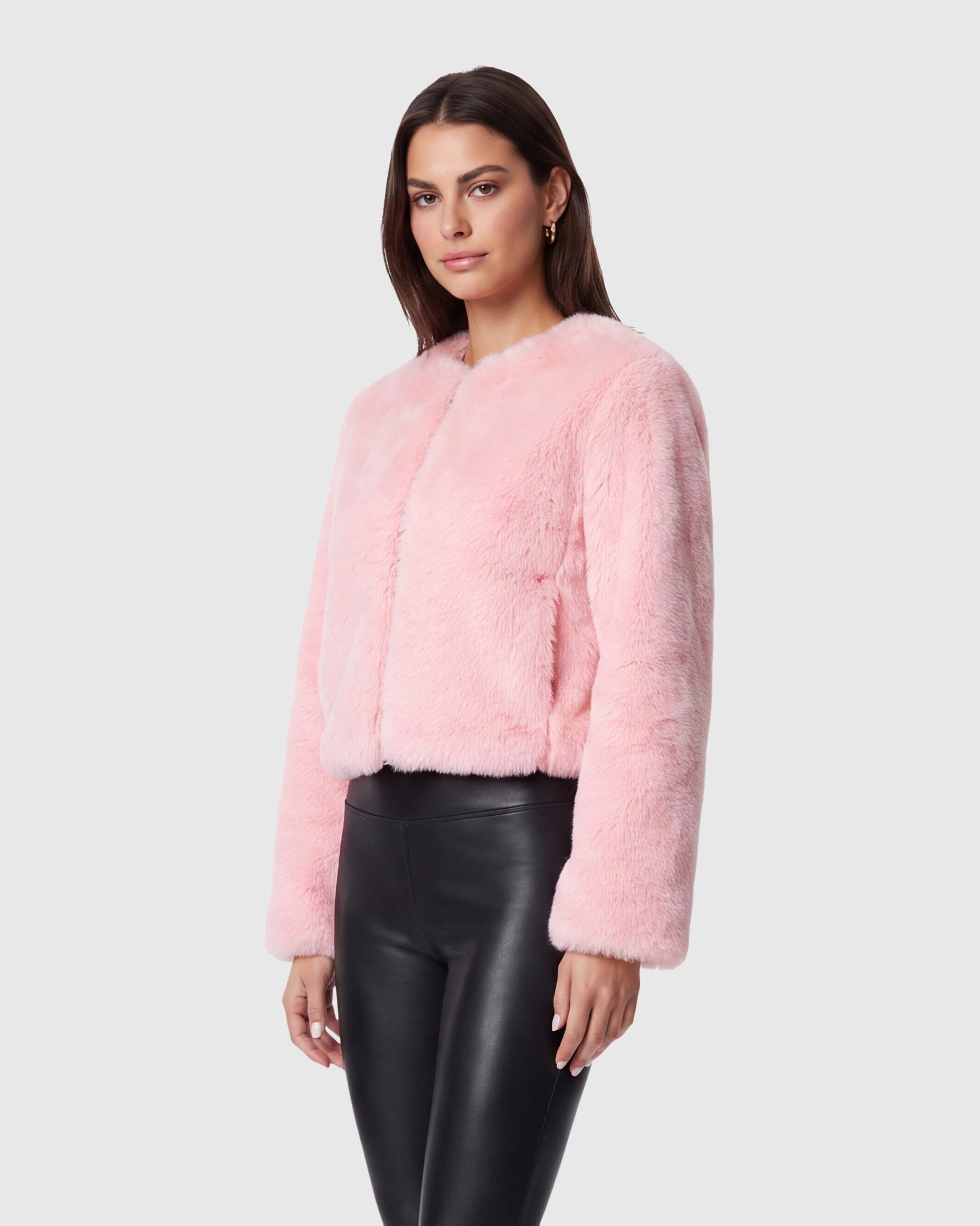 FUR-FREE FOX (FAUX FUR) BOLERO