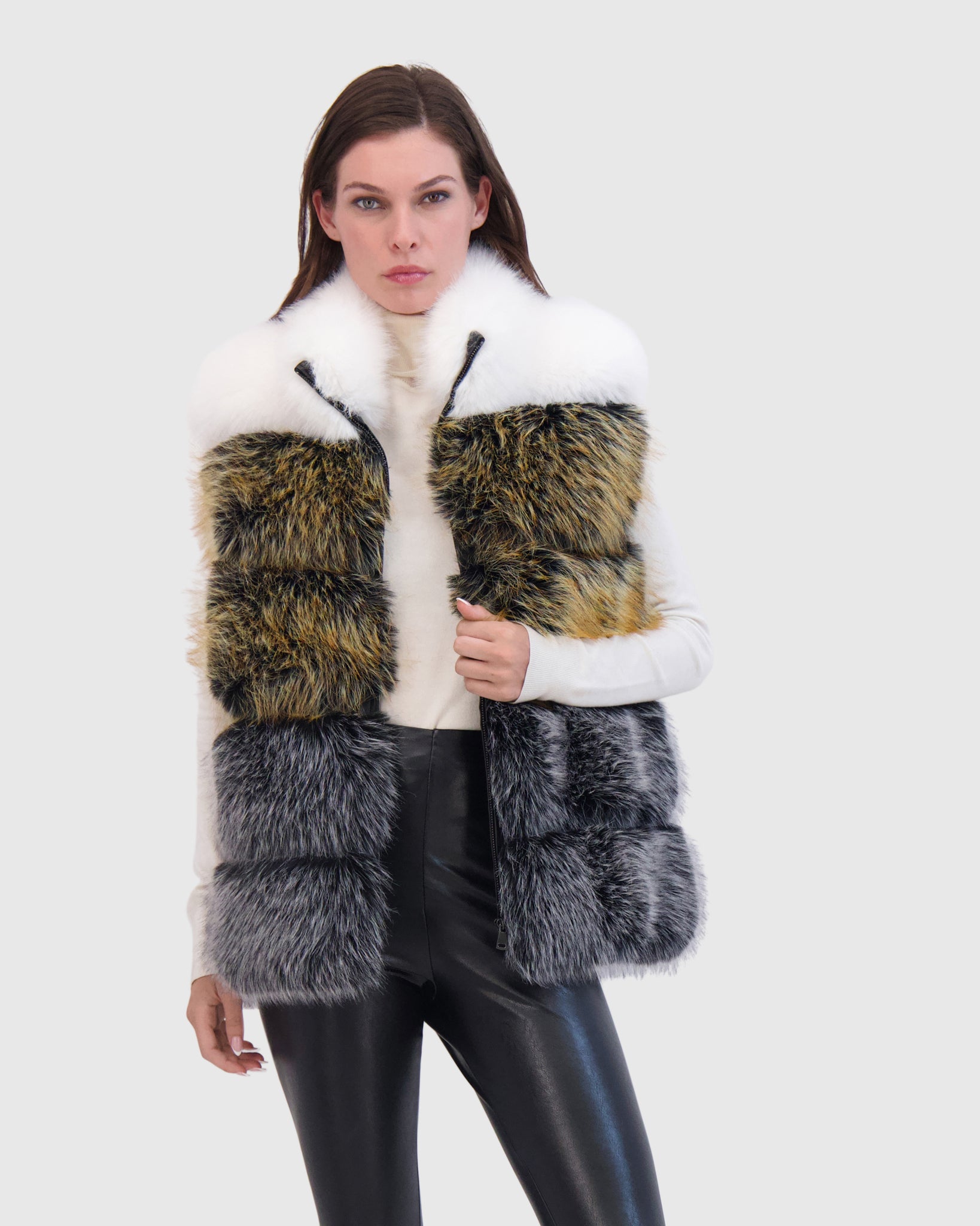 FUR-FREE FOX-LIKE VEST