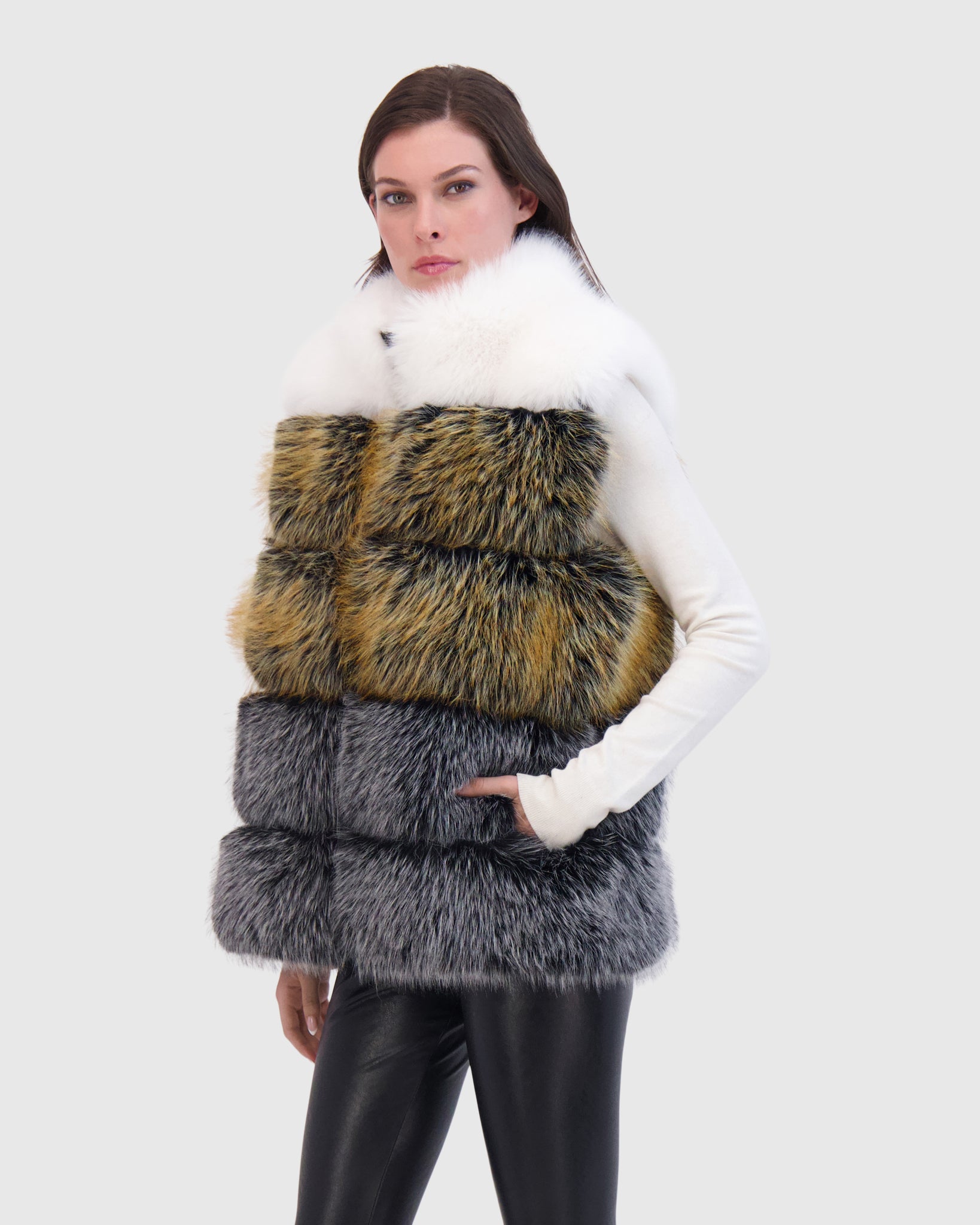 FUR-FREE FOX-LIKE VEST