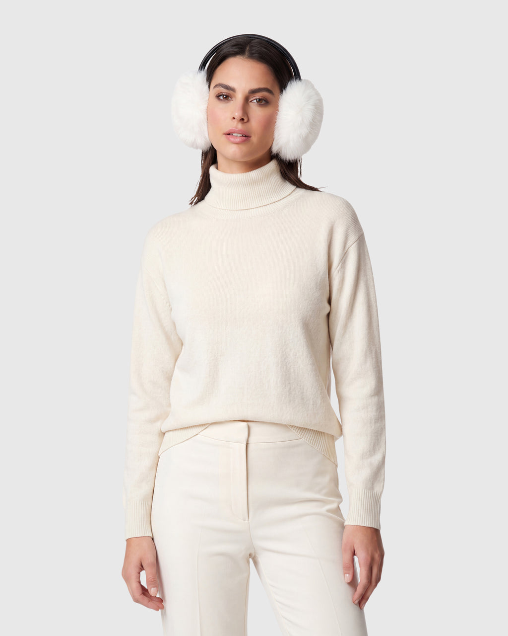 fur free fox faux fur earmuffs