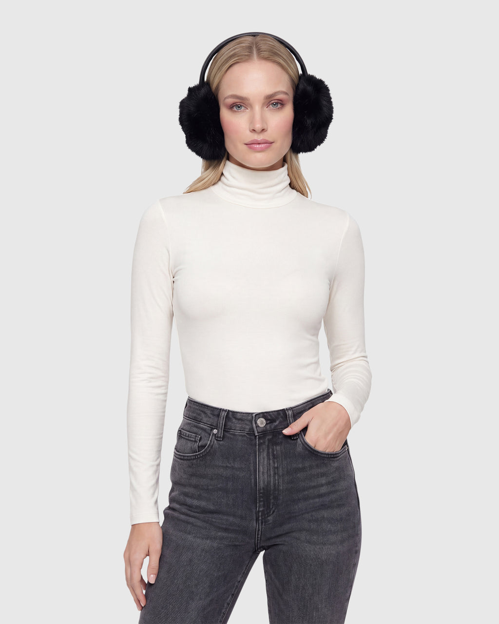 FUR-FREE FOX (FAUX FUR) EARMUFFS