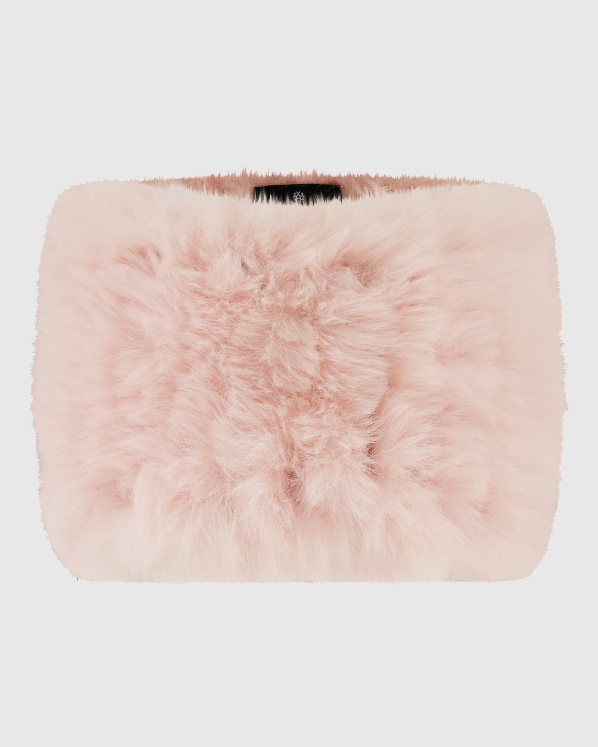 FUR-FREE REX RABBIT (FAUX FUR) KNIT HEADBAND - LIGHT PINK