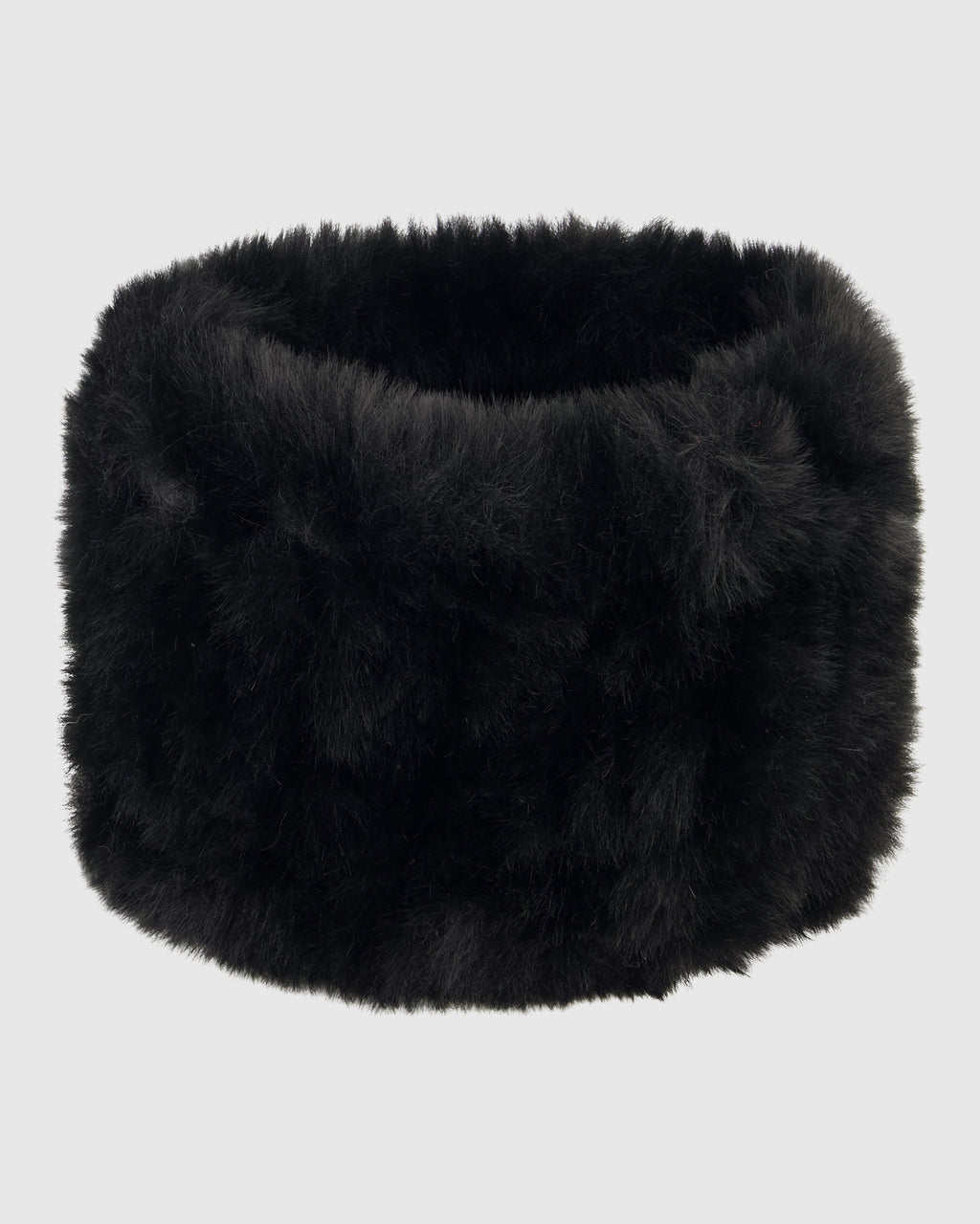 FUR-FREE REX RABBIT (FAUX FUR) KNIT HEADBAND